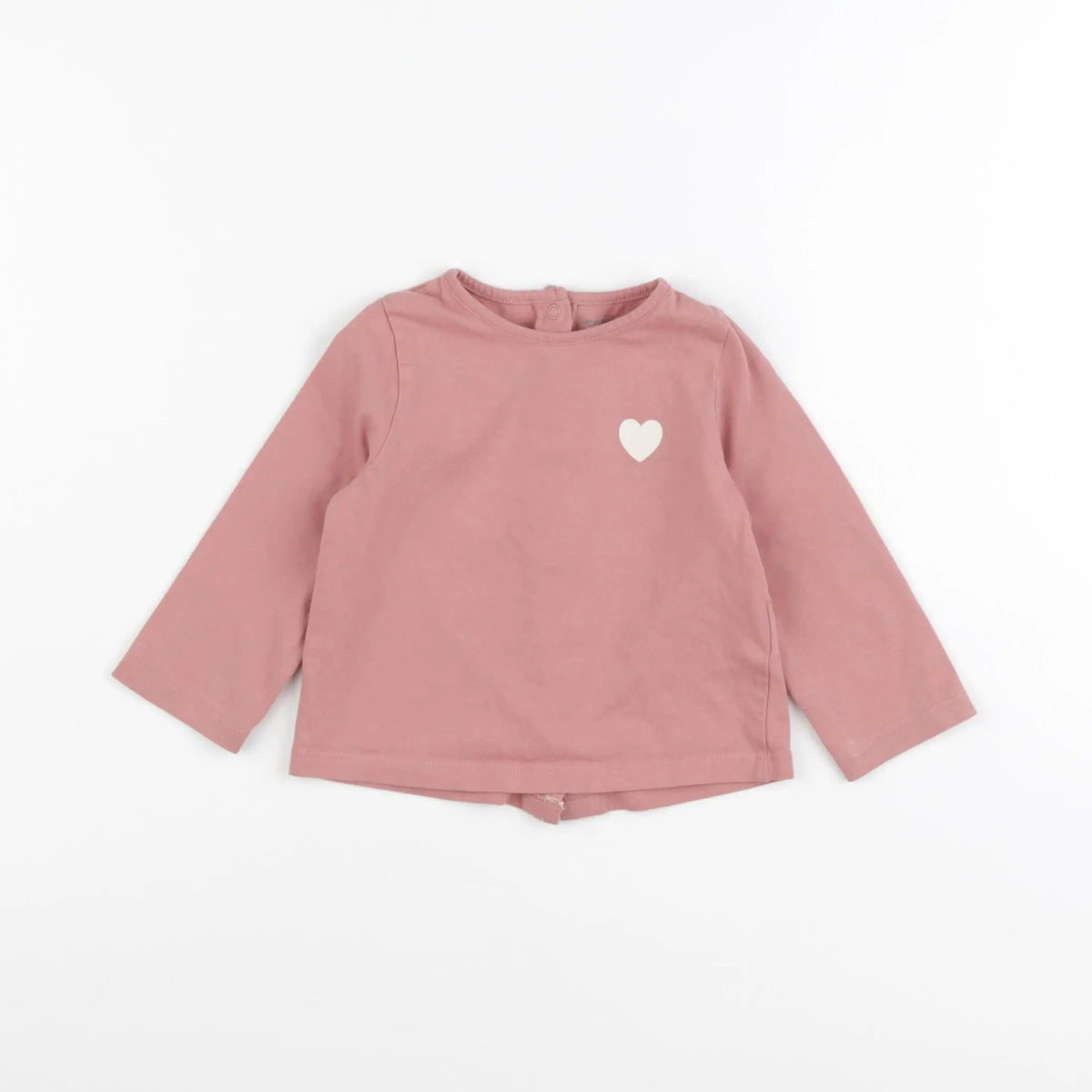 Vertbaudet - tee-shirt rose - 9 mois