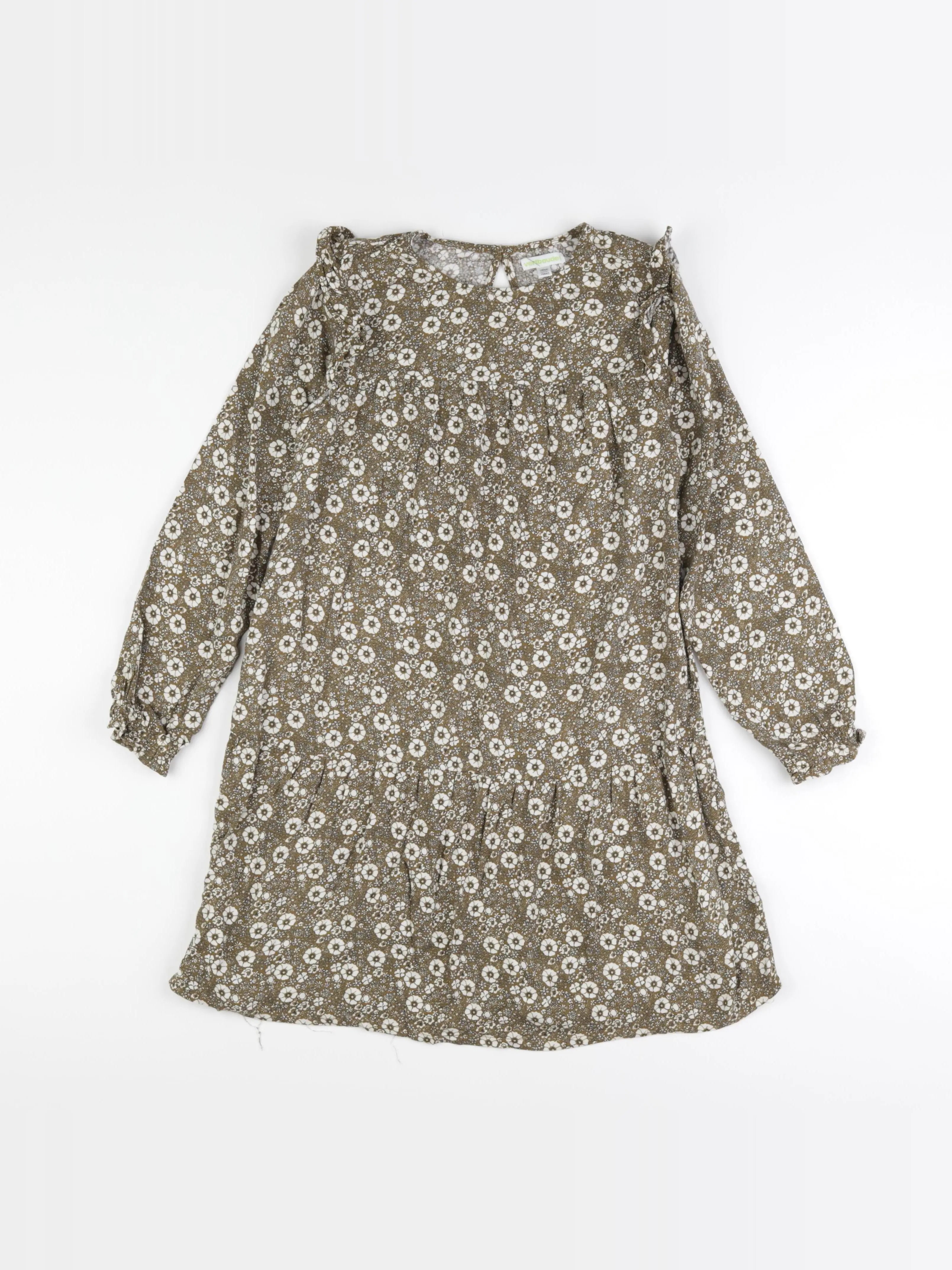 Vertbaudet - robe vert - 10 ans