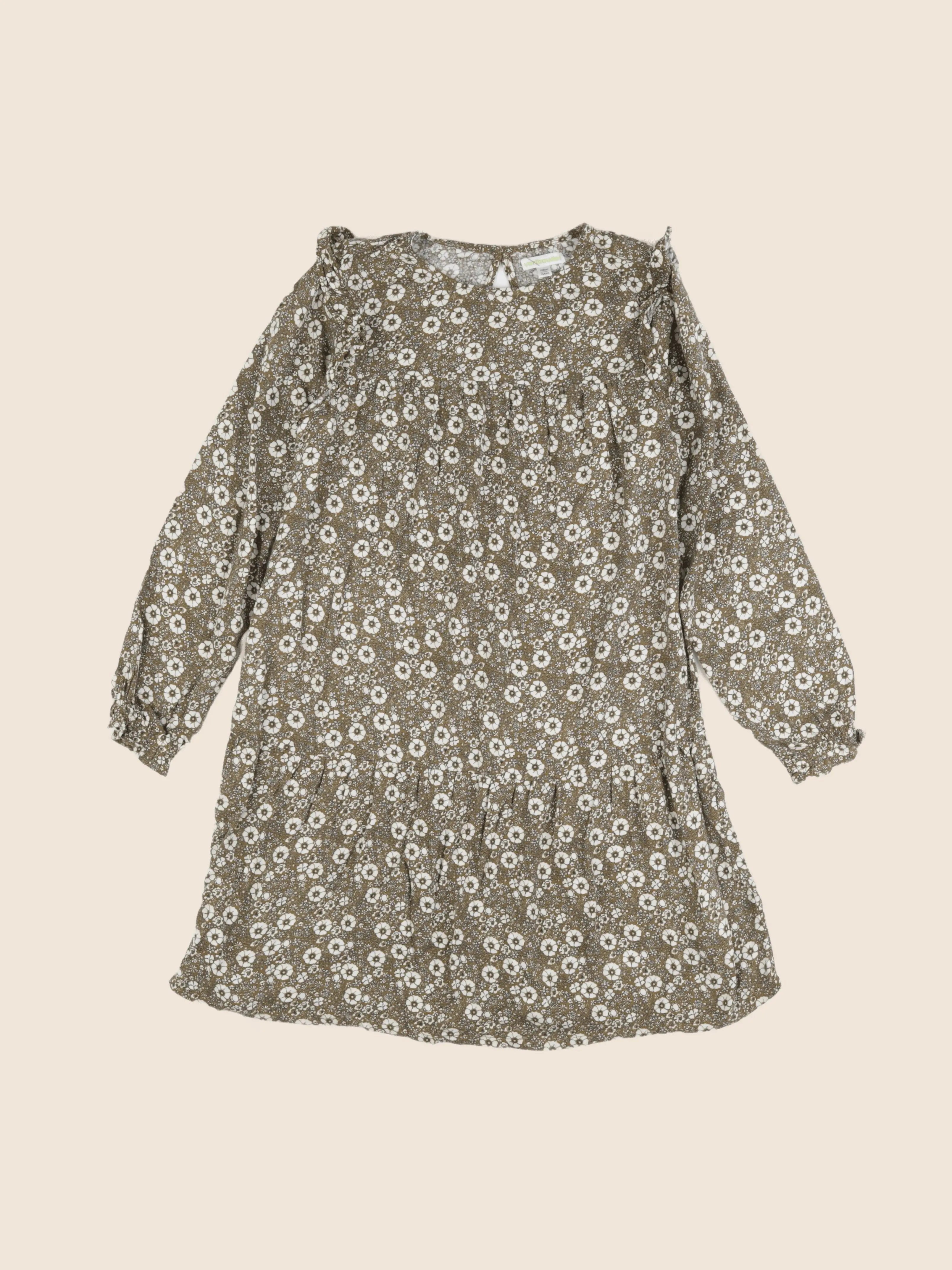 Vertbaudet - robe vert - 10 ans