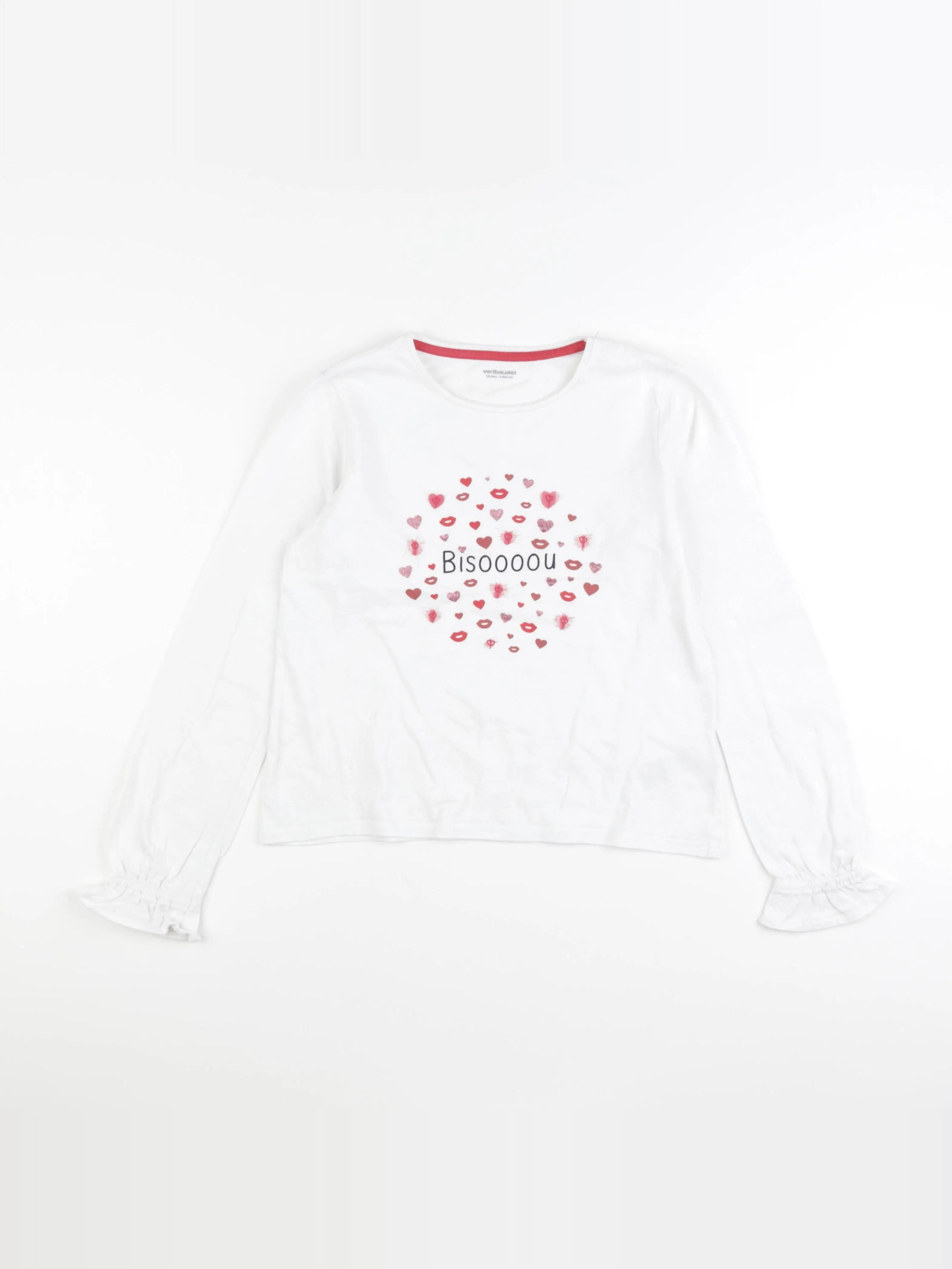 Vertbaudet - tee-shirt multicolore - 10 ans