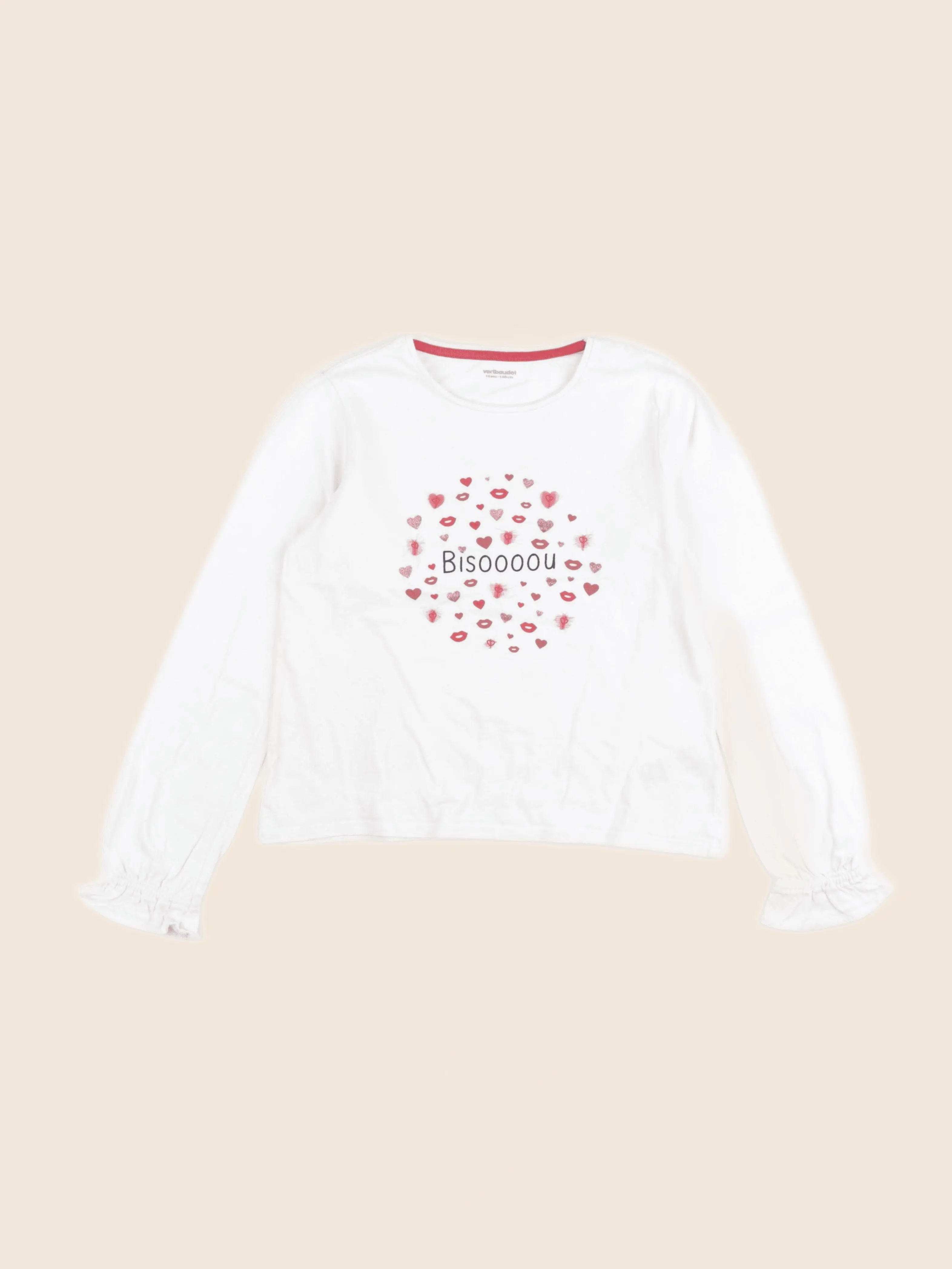 Vertbaudet - tee-shirt multicolore - 10 ans