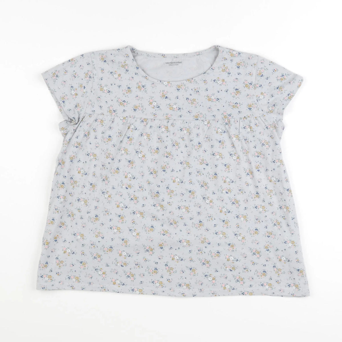 Vertbaudet - tee-shirt bleu - 10 ans