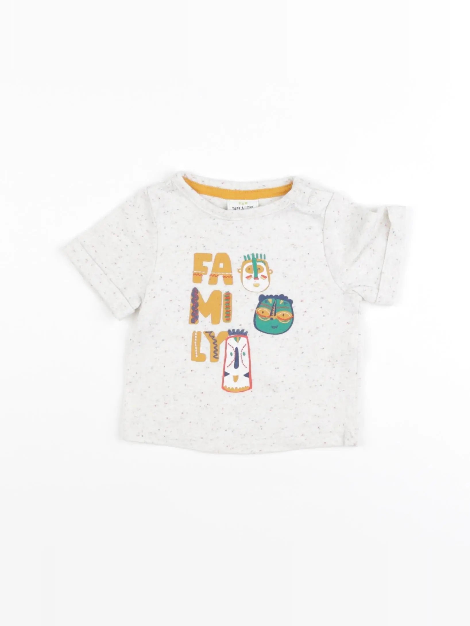 Tape à l'oeil - tee-shirt beige - 3 mois