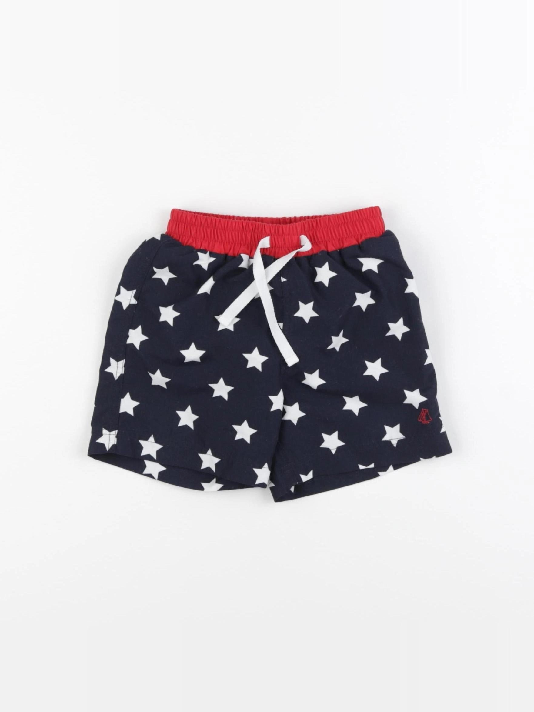 Petit Bateau - maillot de bain bleu, blanc - 18 mois