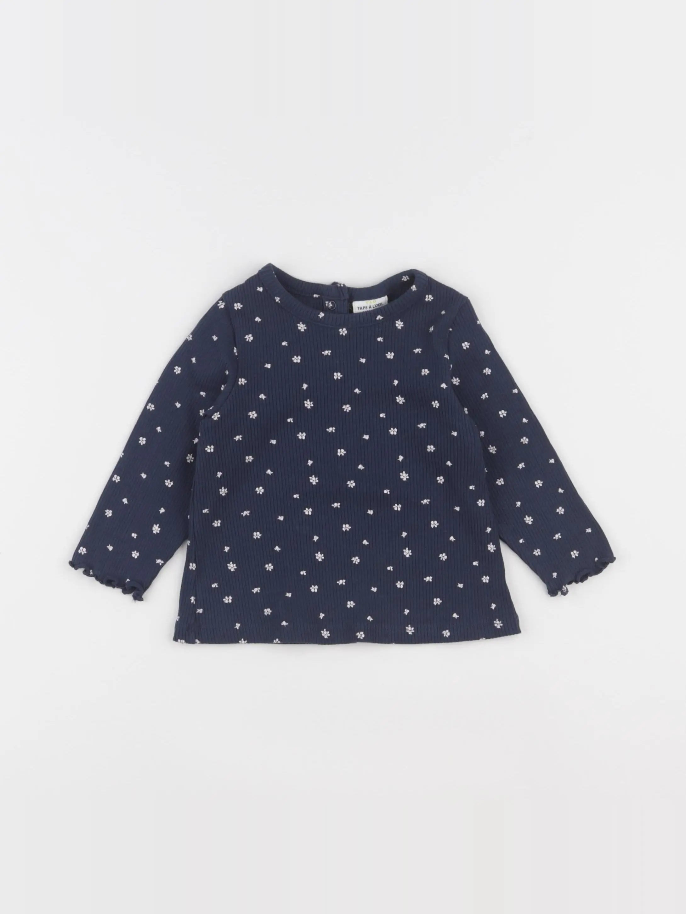 Tape à l'oeil - tee-shirt bleu - 3 mois