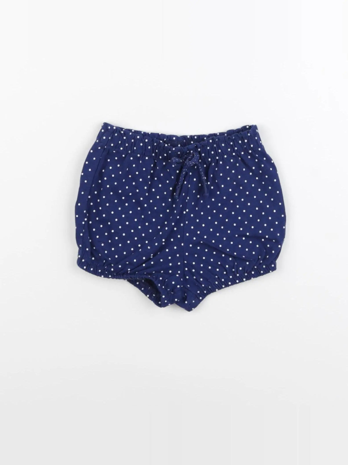 Vertbaudet - short bleu, blanc - 9 mois