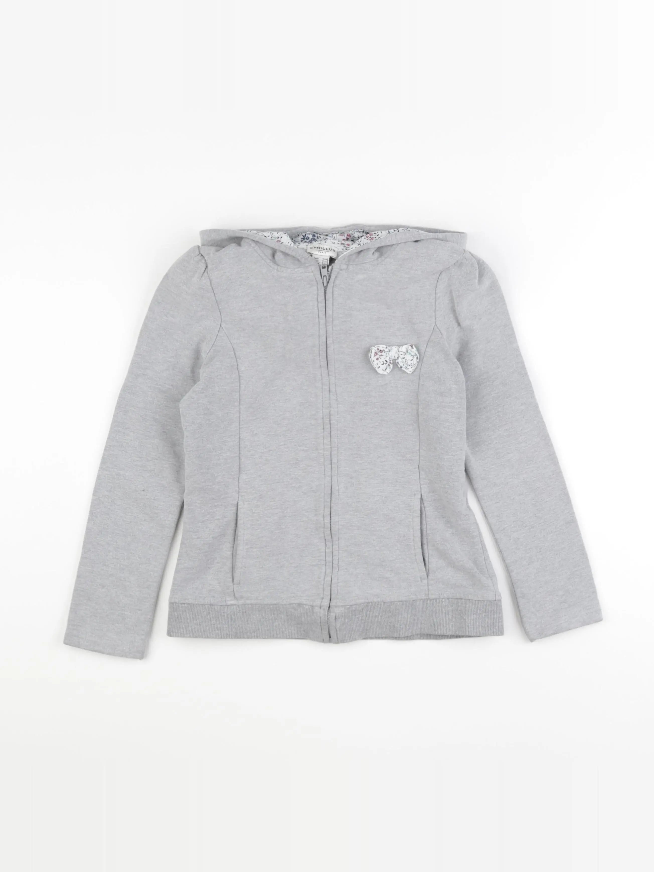 Cyrillus - sweat gris - 10 ans