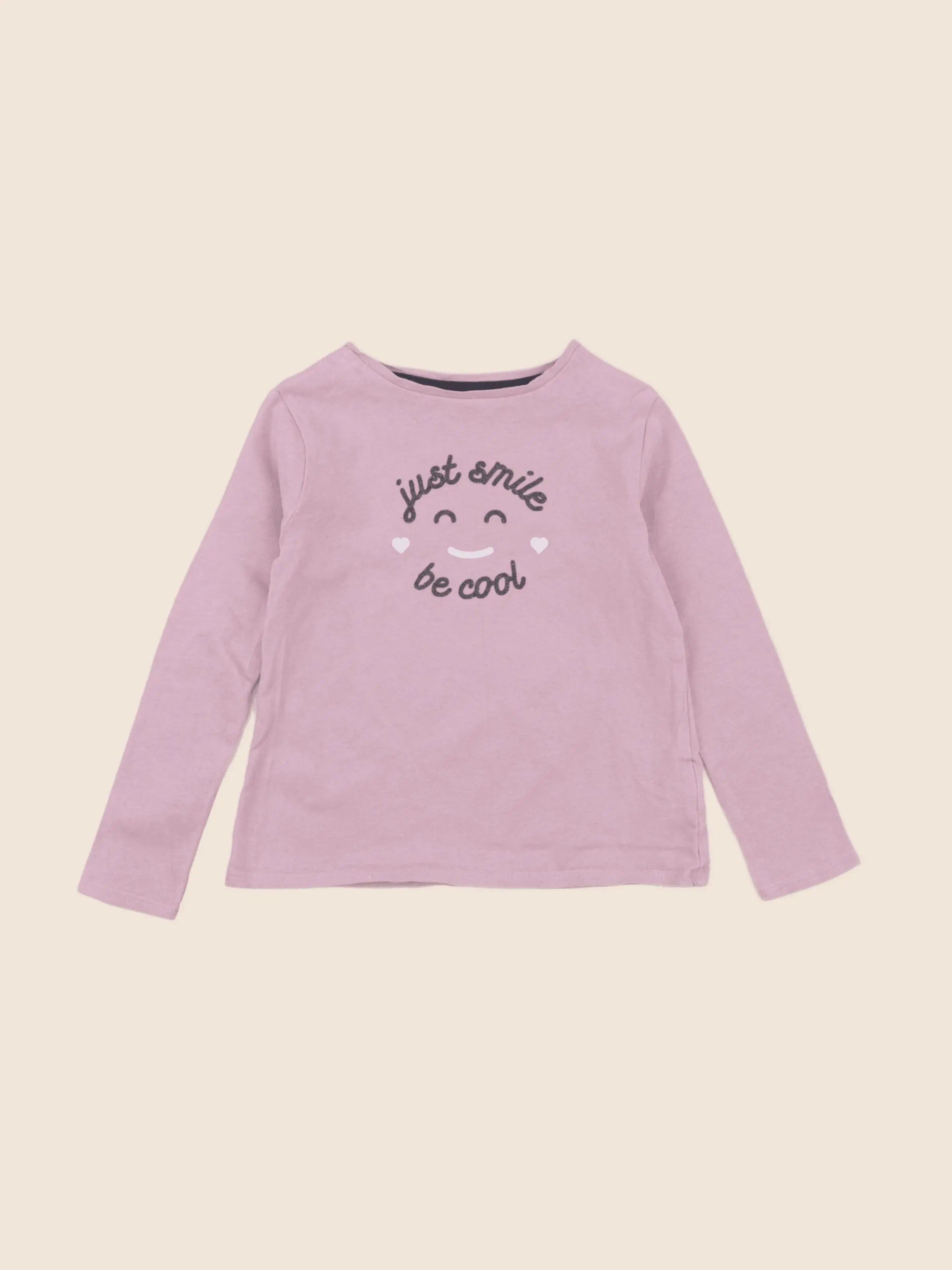 Vertbaudet - tee-shirt rose - 4 ans