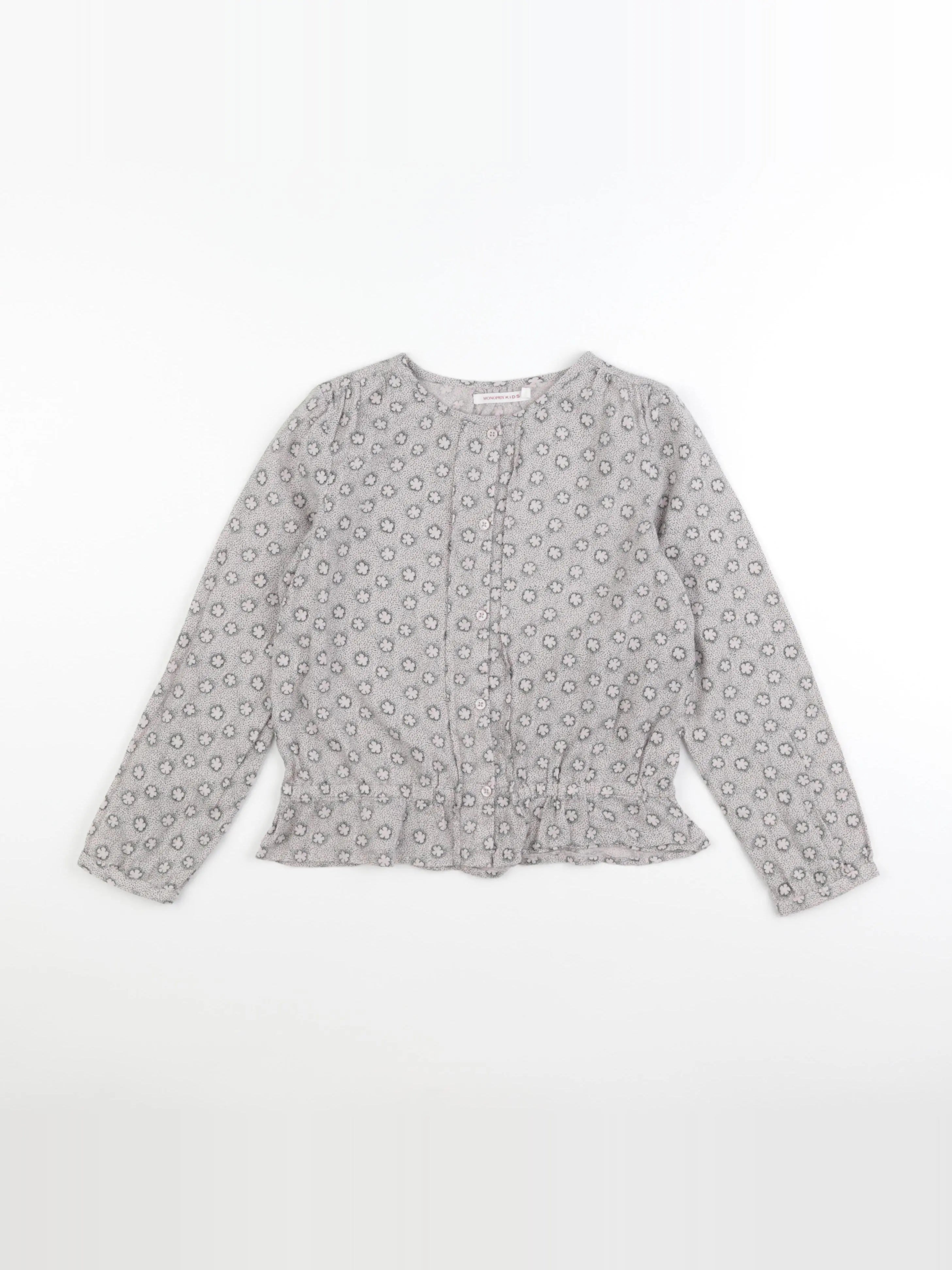 Monoprix - blouse beige - 8 ans