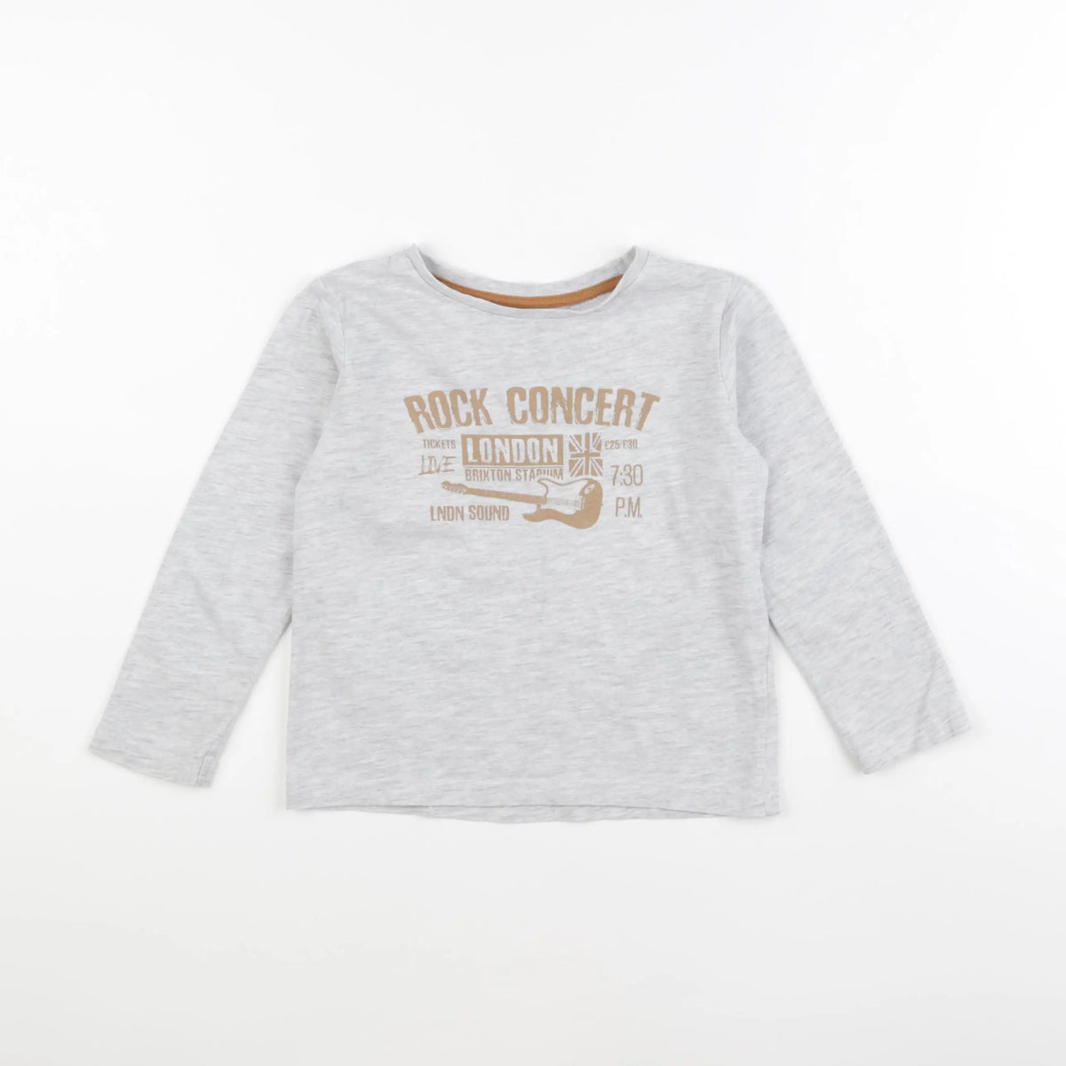 Vertbaudet - tee-shirt gris - 4 ans