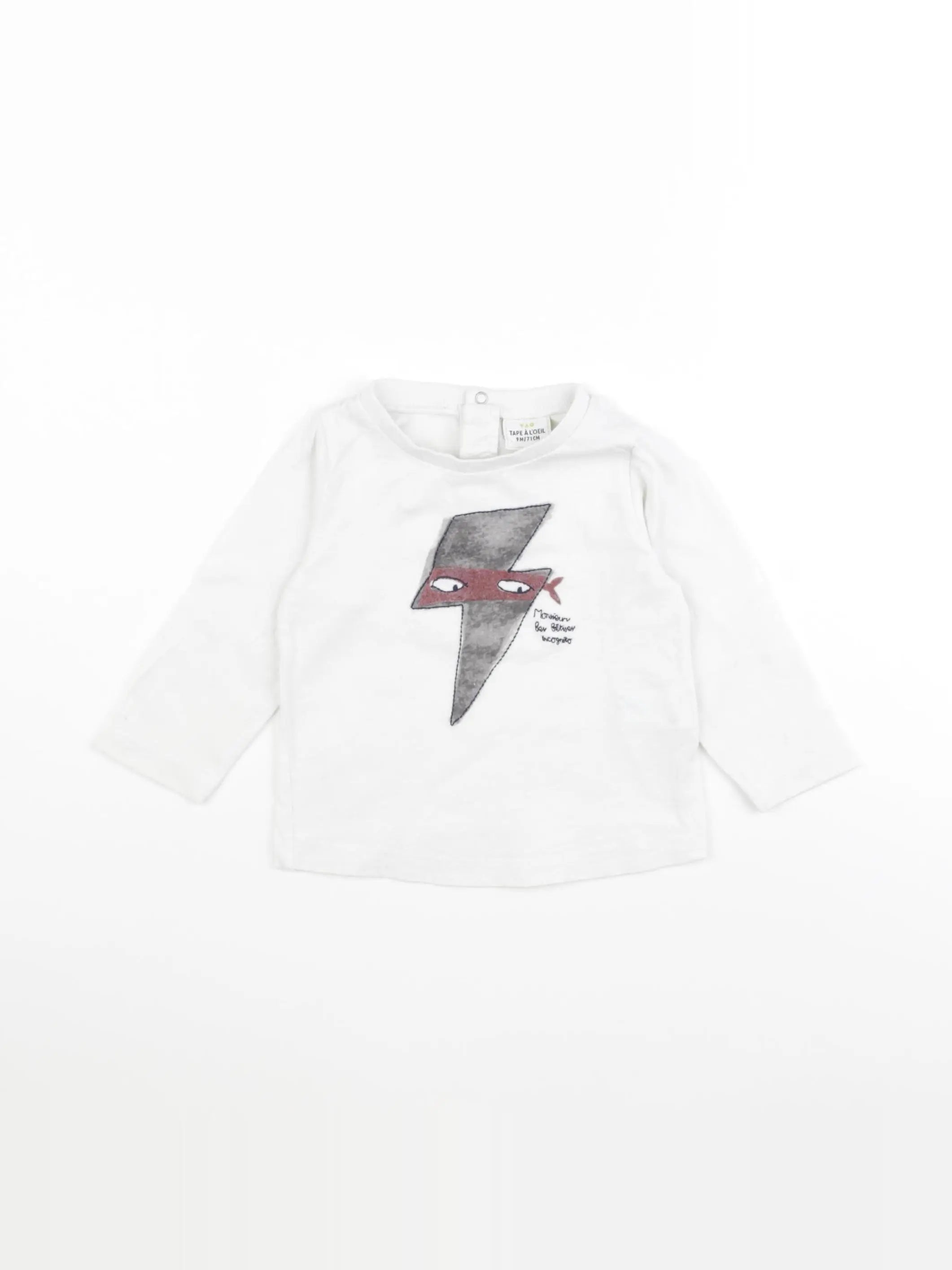 Tape à l'oeil - tee-shirt beige - 9 mois