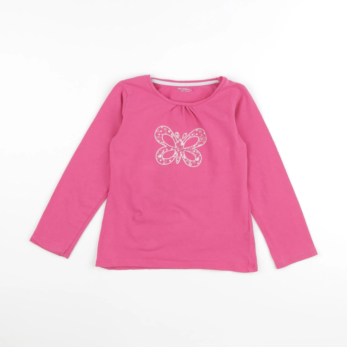 Vertbaudet - tee-shirt rose - 6 ans