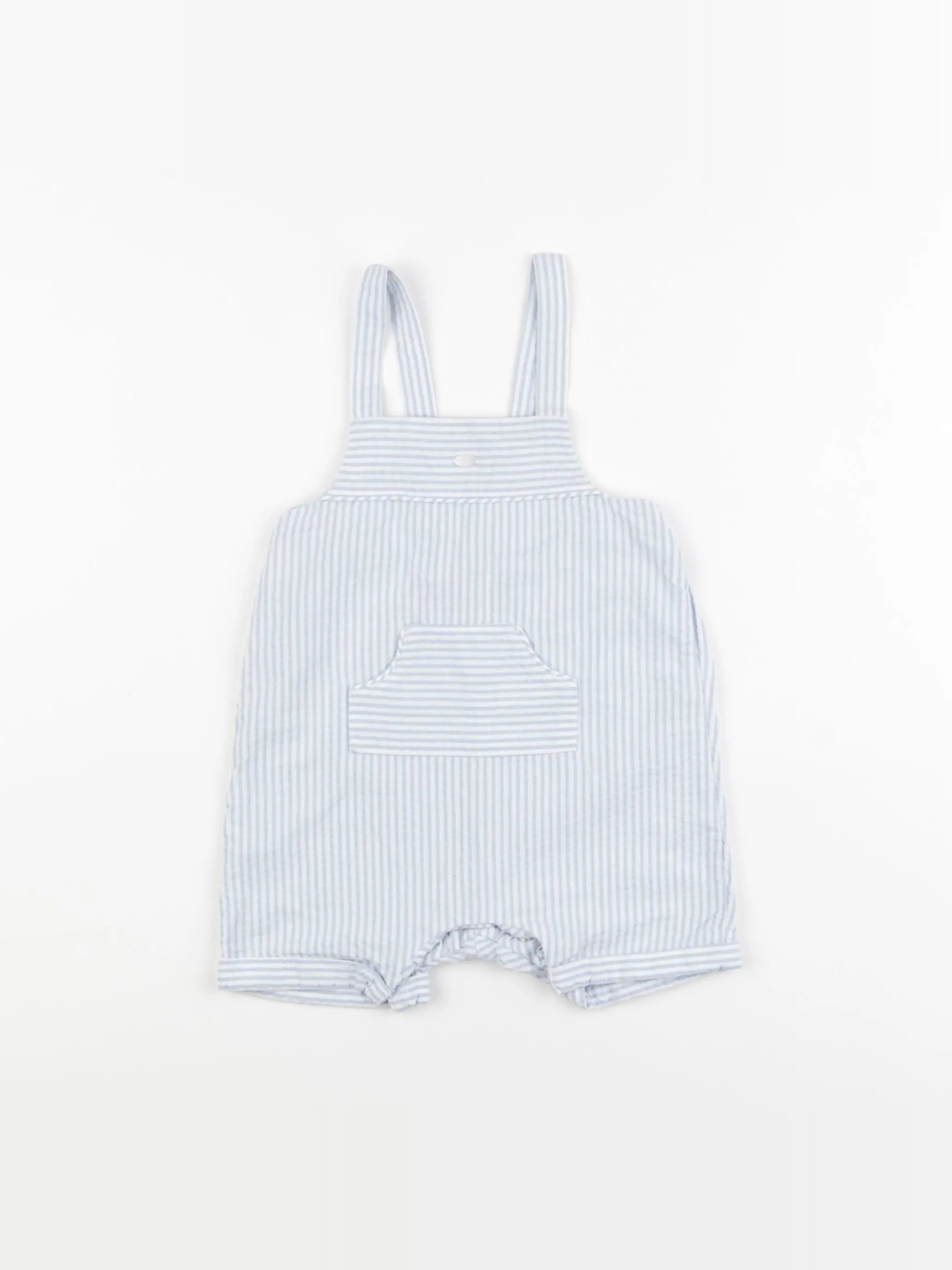 Cyrillus - combinaison blanc, bleu - 6 mois