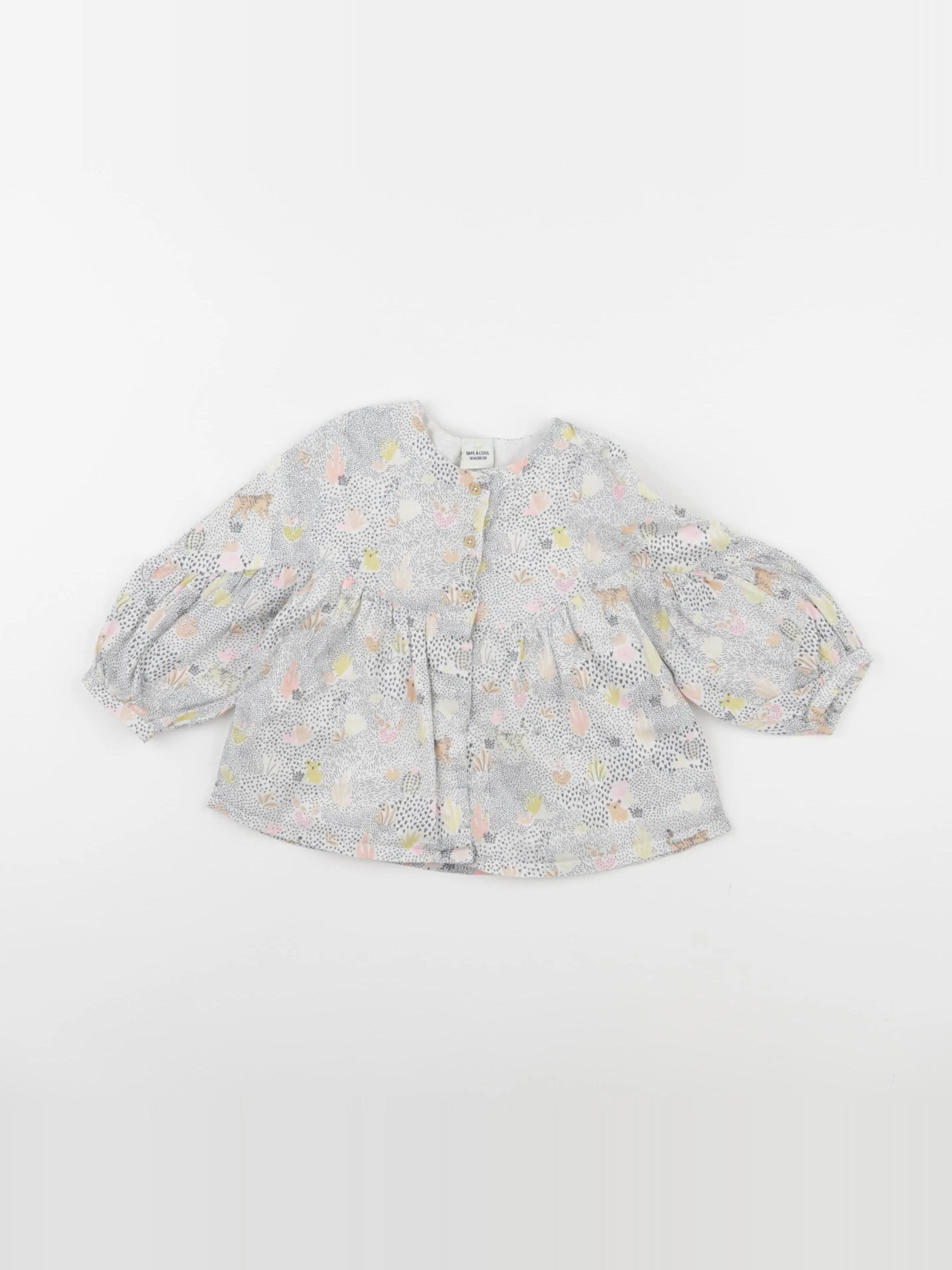 Tape à l'oeil - blouse multicolore - 18 mois