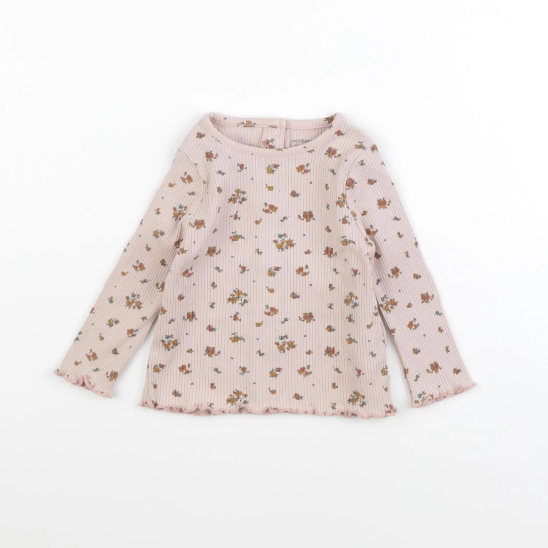 Vertbaudet - tee-shirt rose - 9 mois