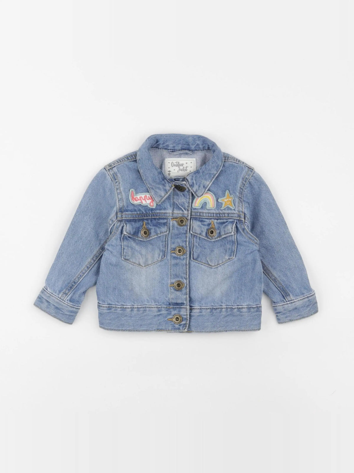 Vertbaudet - veste bleu - 18 mois