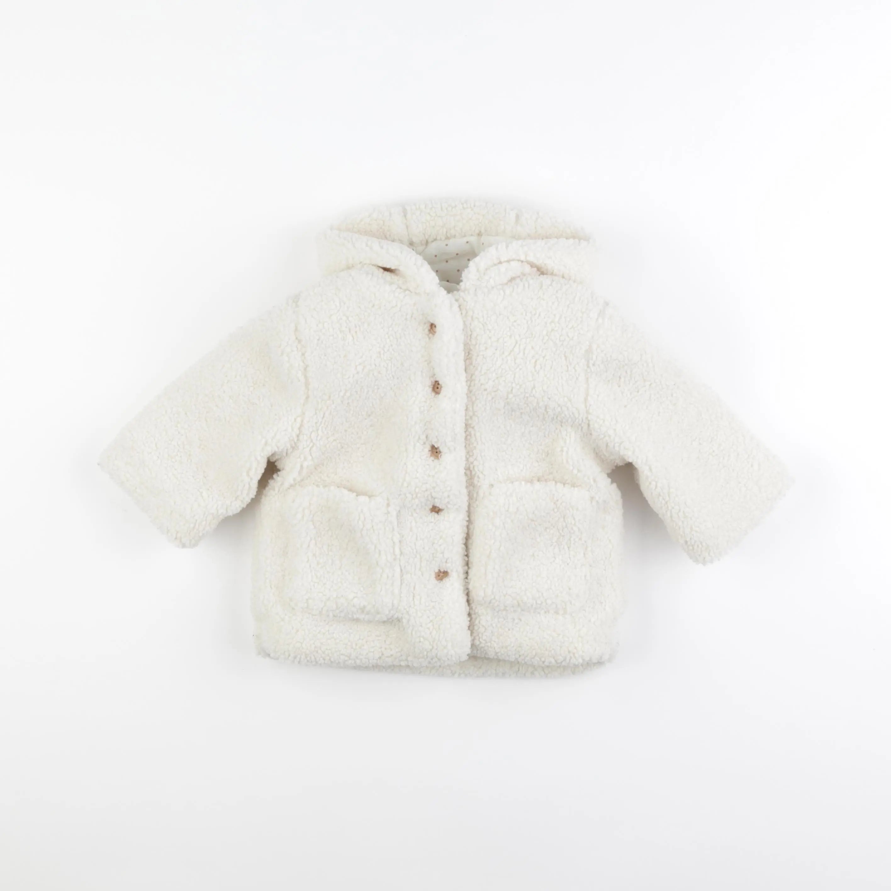Vertbaudet - veste beige - 12 mois