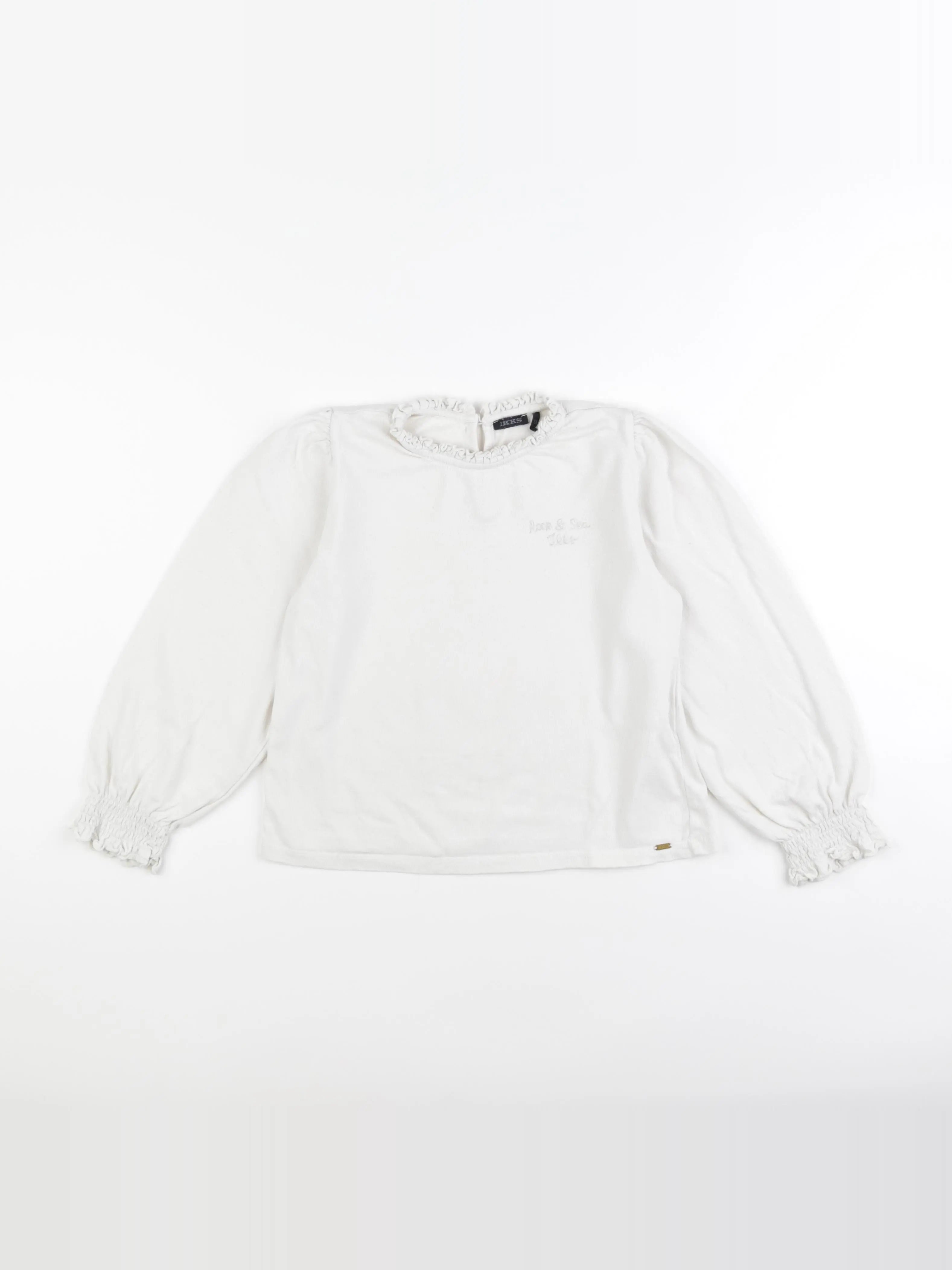 IKKS - blouse blanc - 8 ans