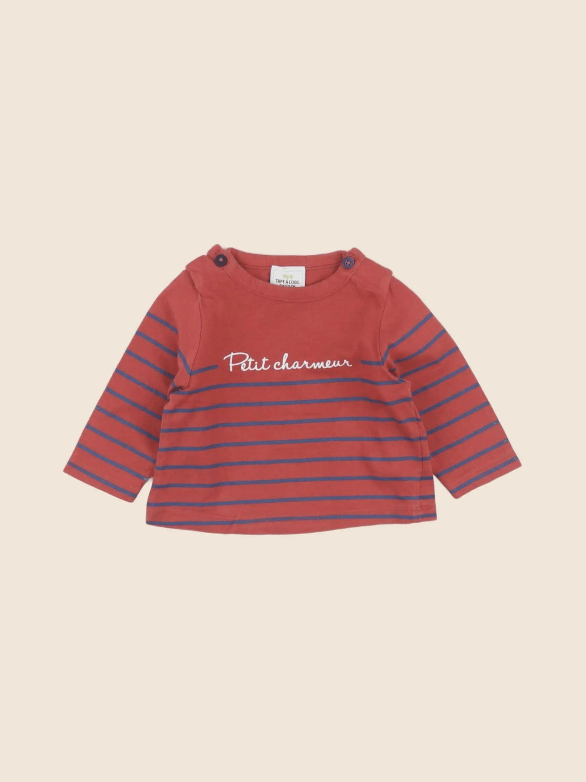 Tape à l'oeil - tee-shirt rouge - 3 mois