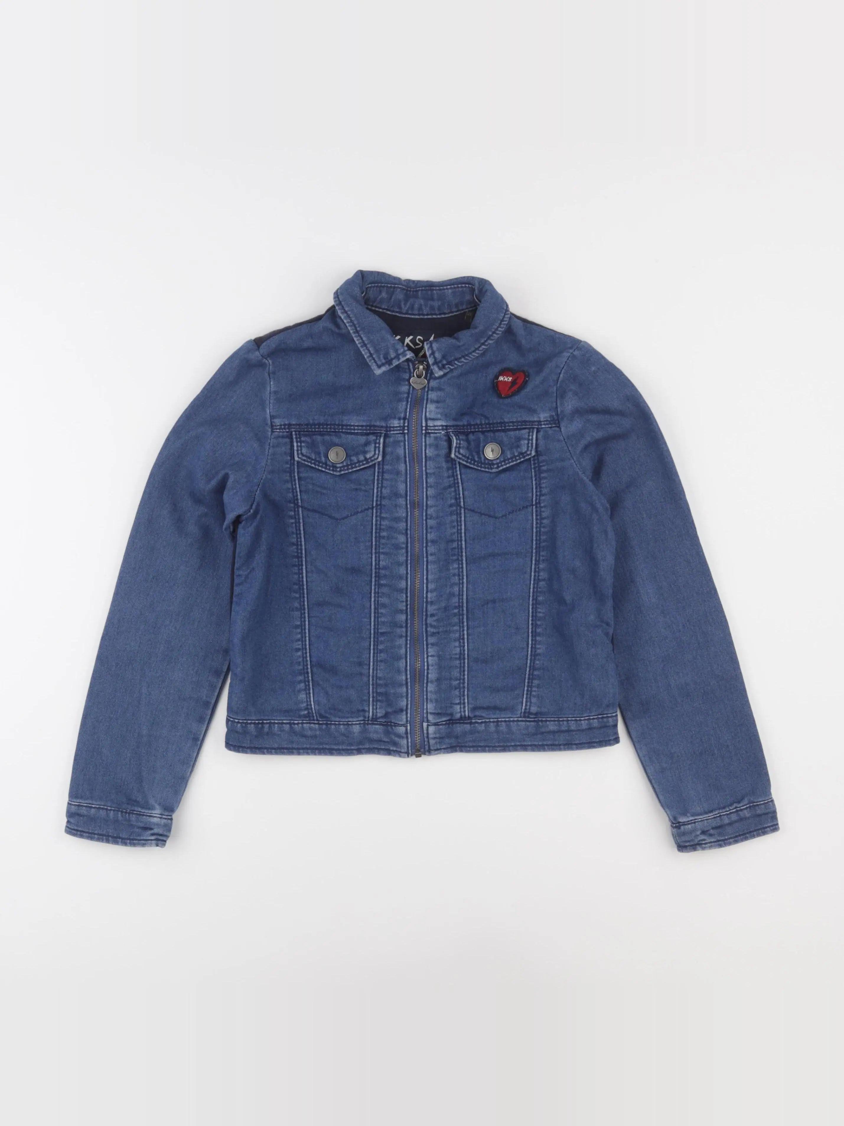 IKKS - veste bleu - 8 ans
