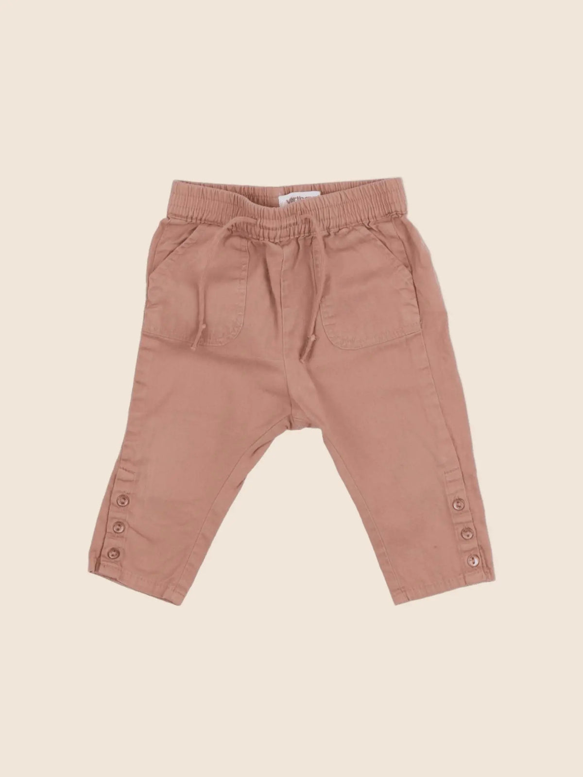 Vertbaudet - pantalon marron - 6 mois