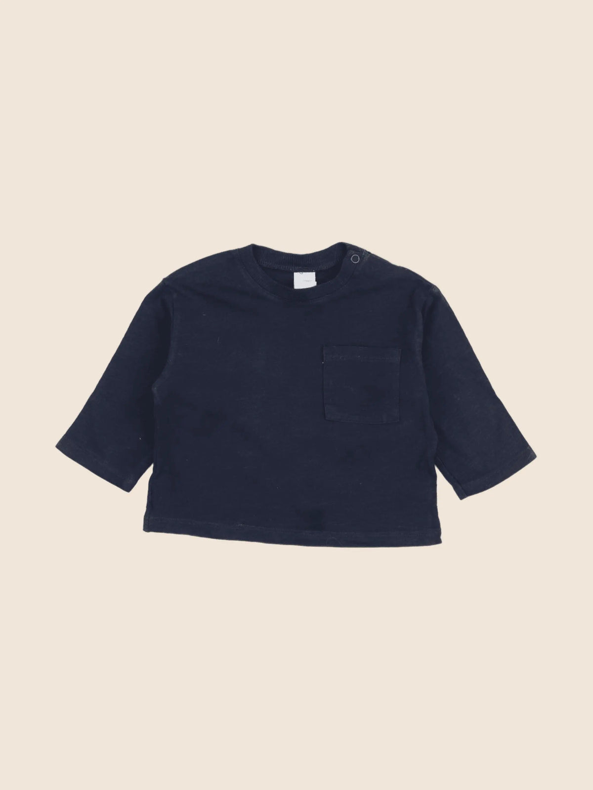 H&M - tee-shirt bleu - 6 mois