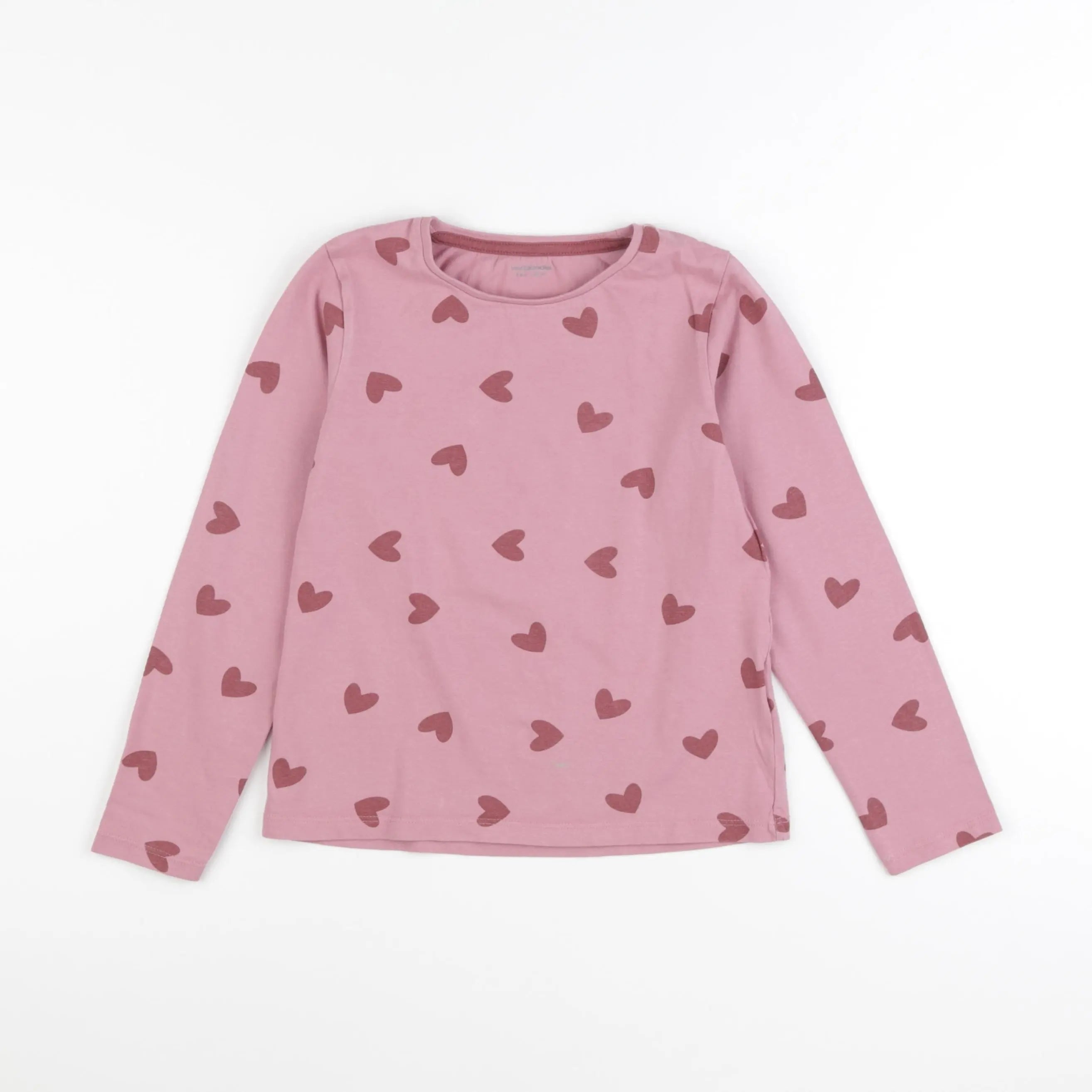 Vertbaudet - tee-shirt rose - 8 ans