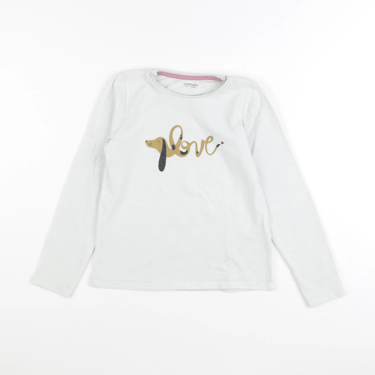 Vertbaudet - tee-shirt vert - 8 ans