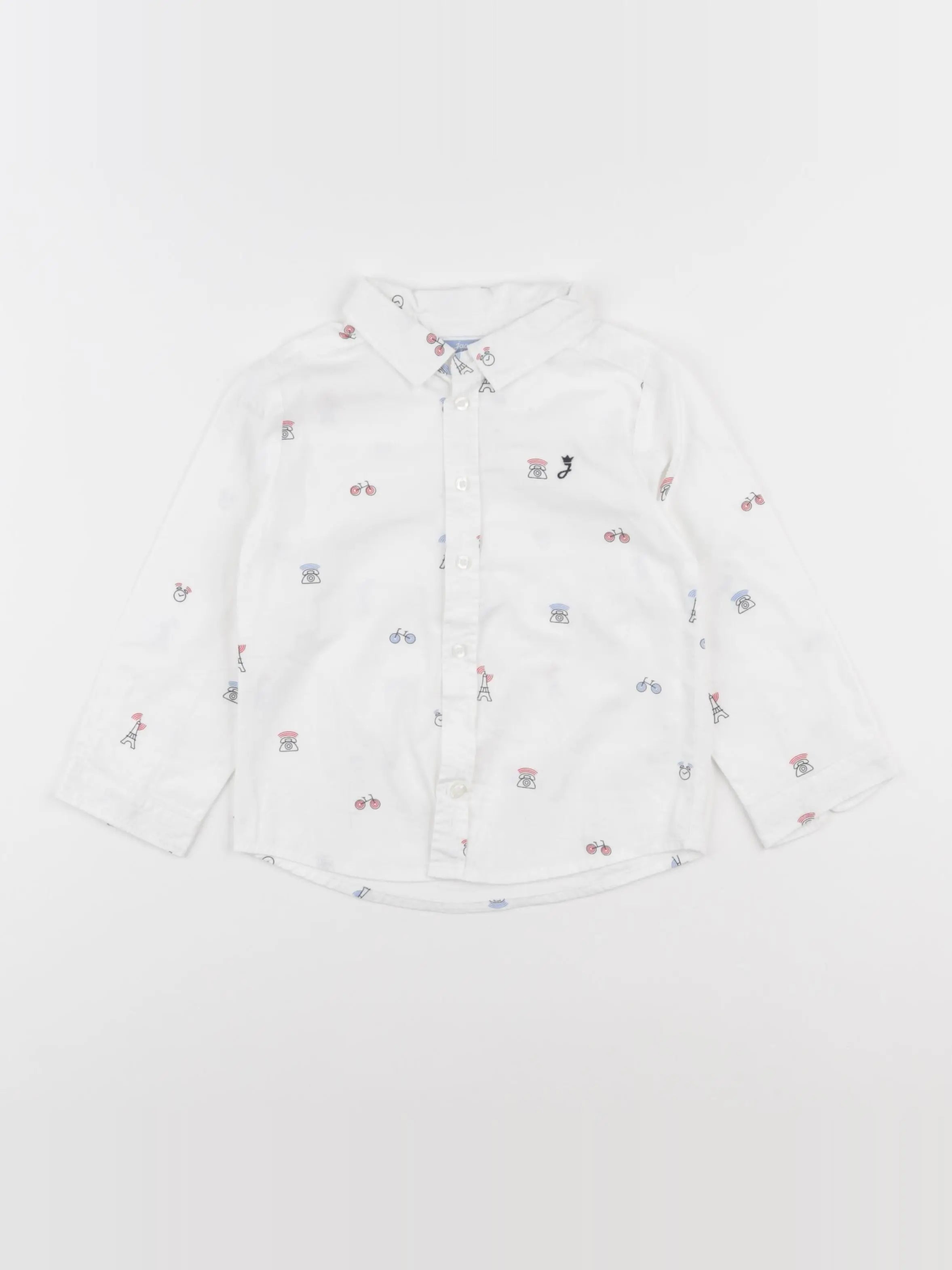 Jacadi - chemise blanc - 24 mois