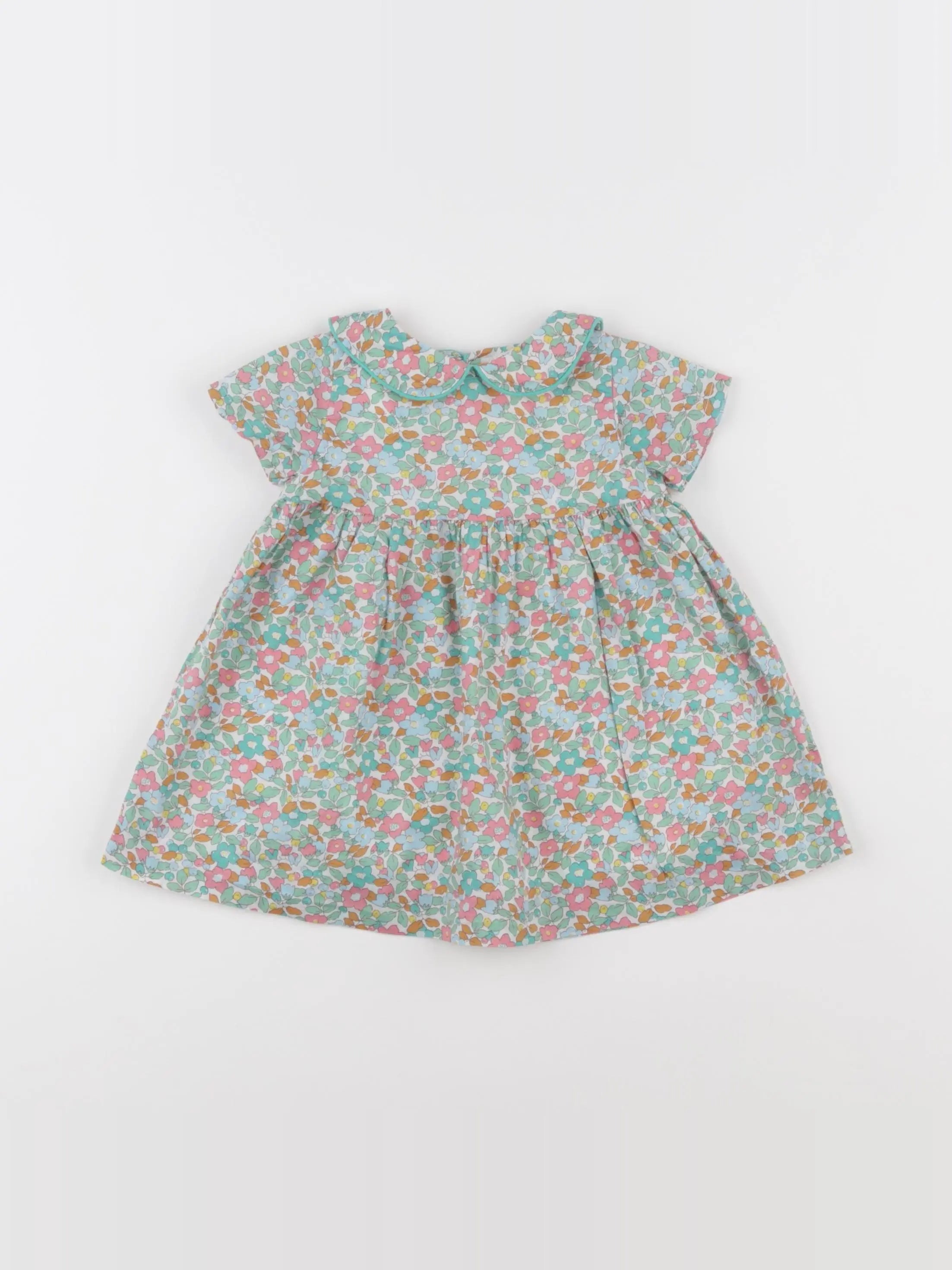 Jacadi - robe liberty multicolore - 6 mois