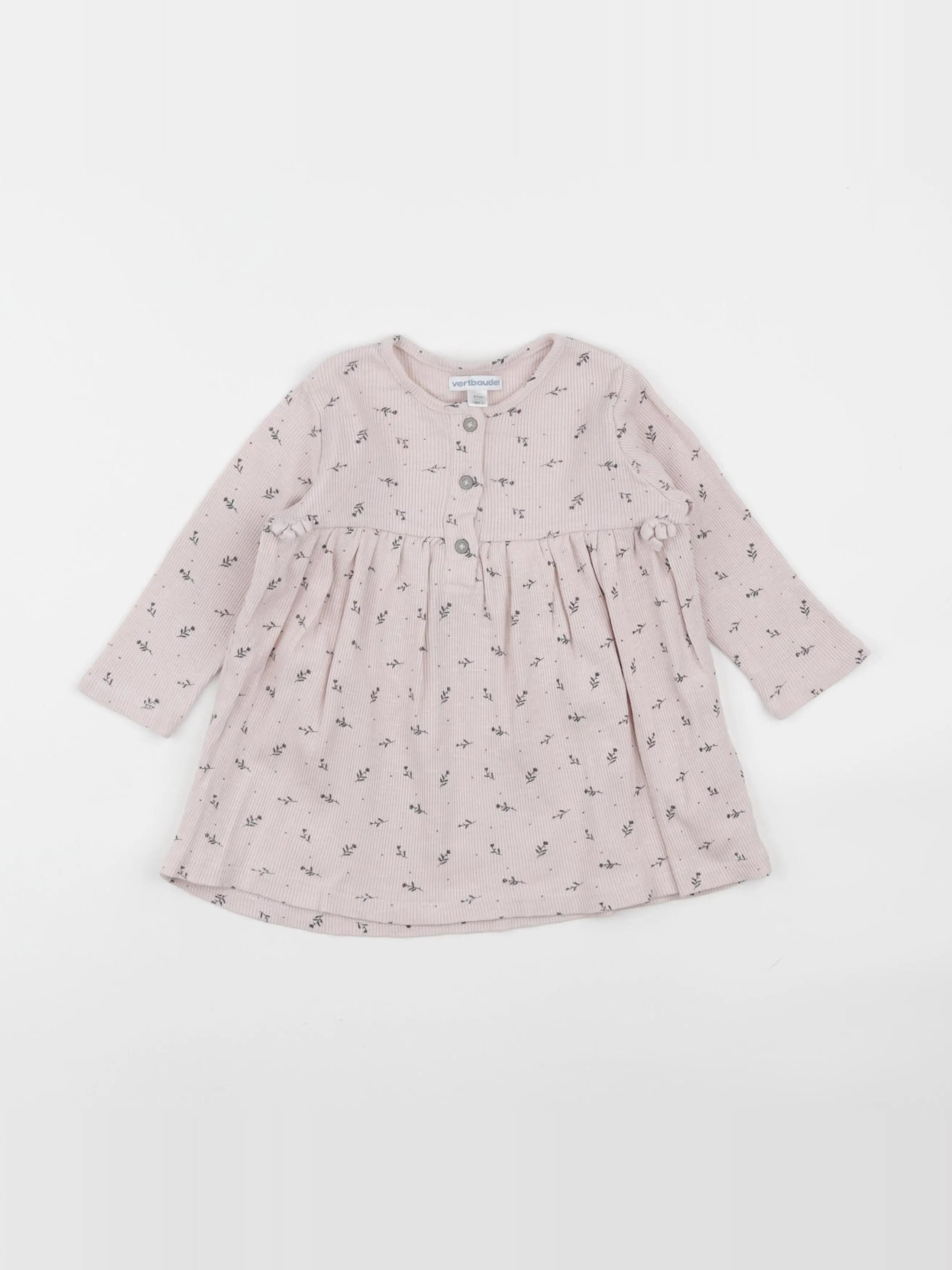 Vertbaudet - robe rose - 18 mois