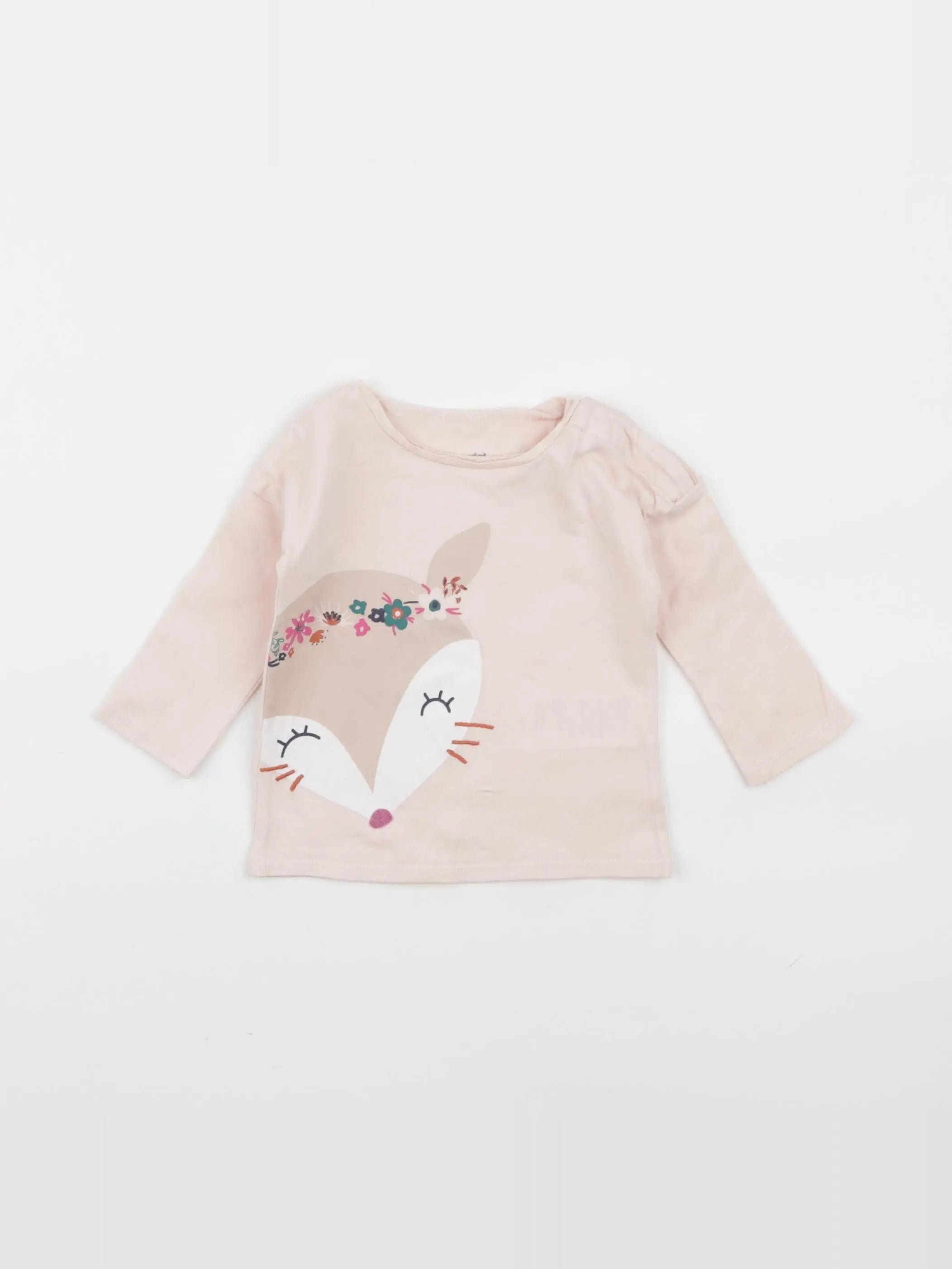 Vertbaudet - tee-shirt rose - 3 mois