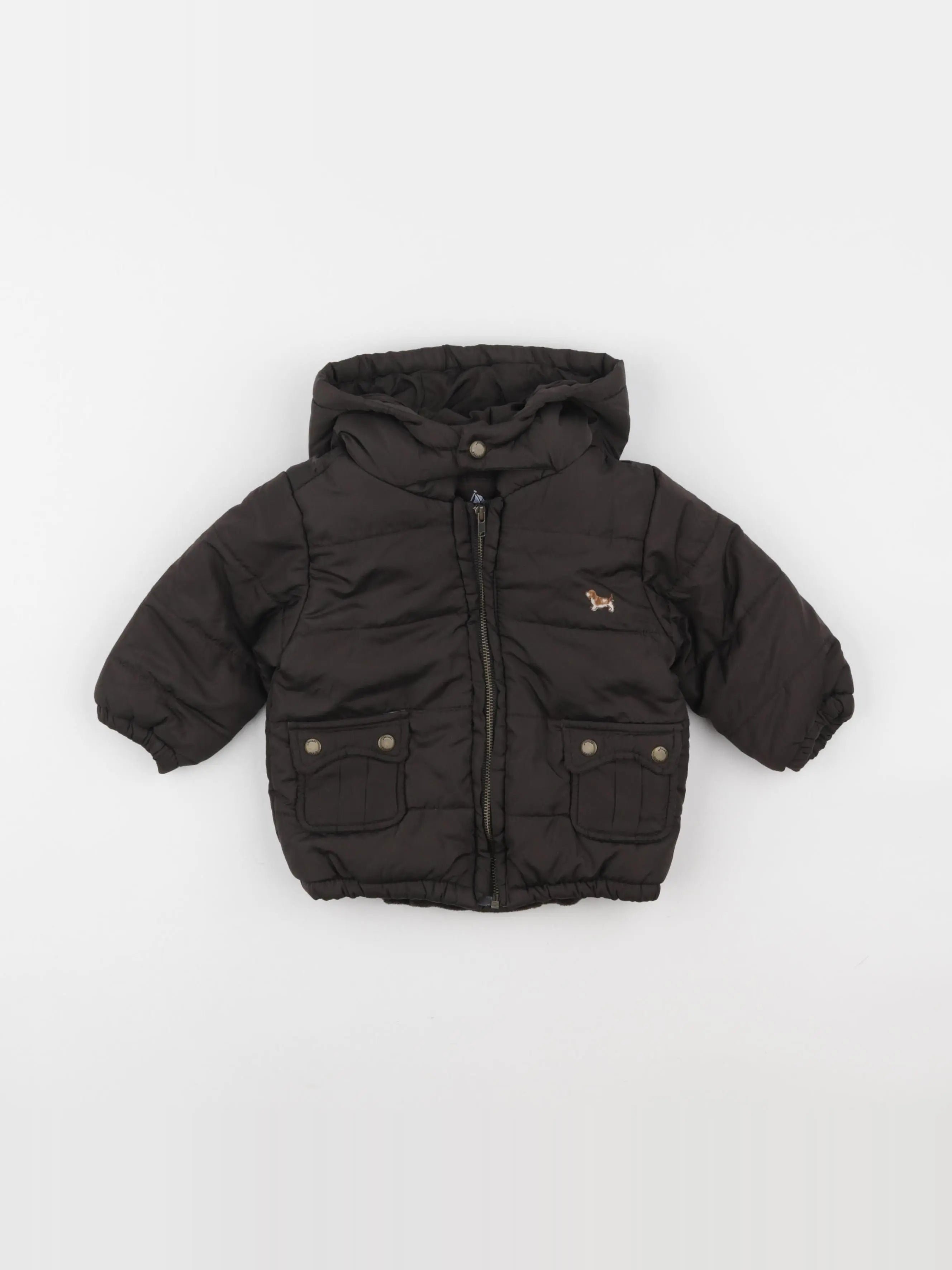 Jacadi - doudoune marron - 6 mois
