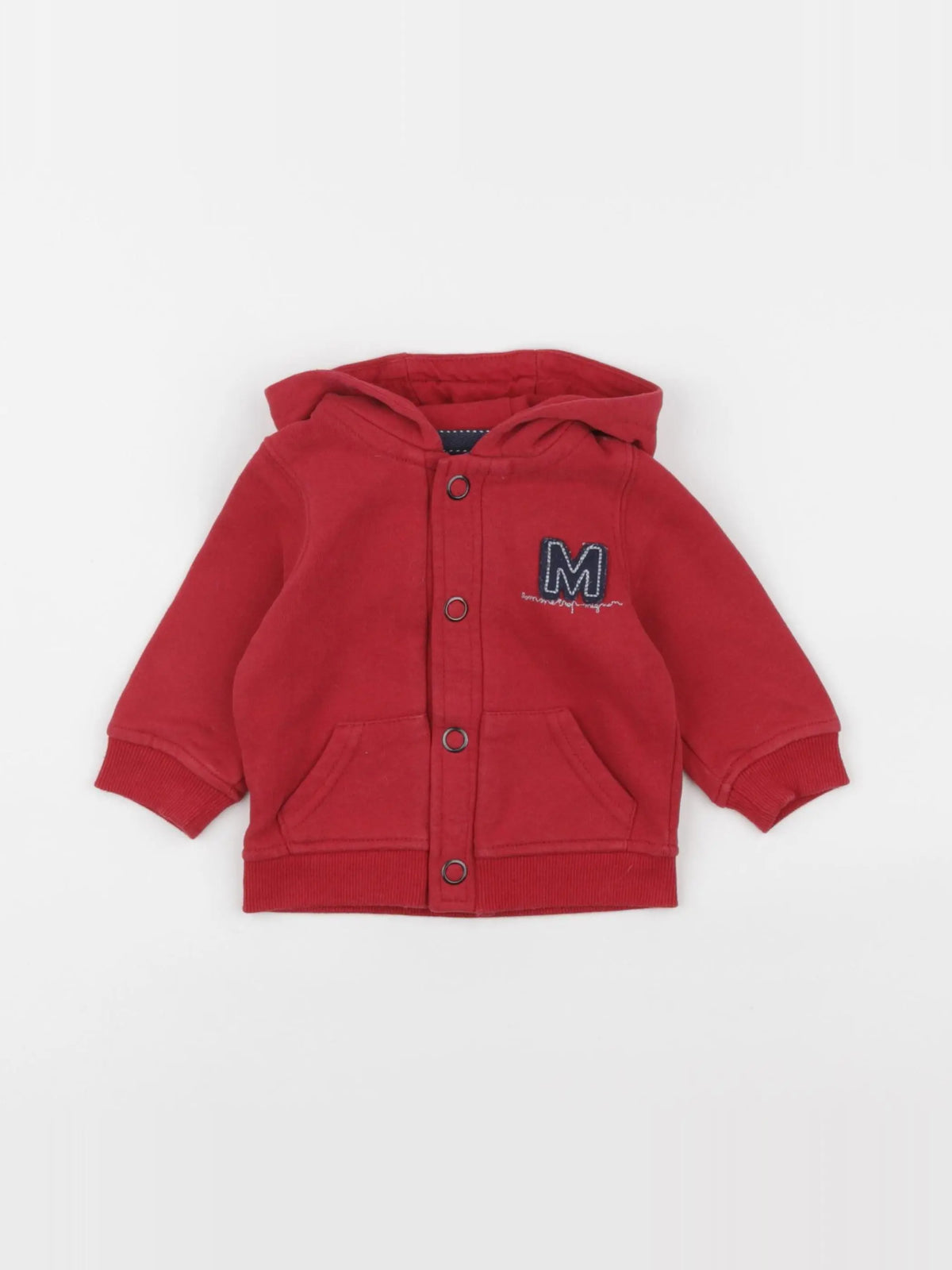 Tape à l'oeil - sweat rouge - 6 mois