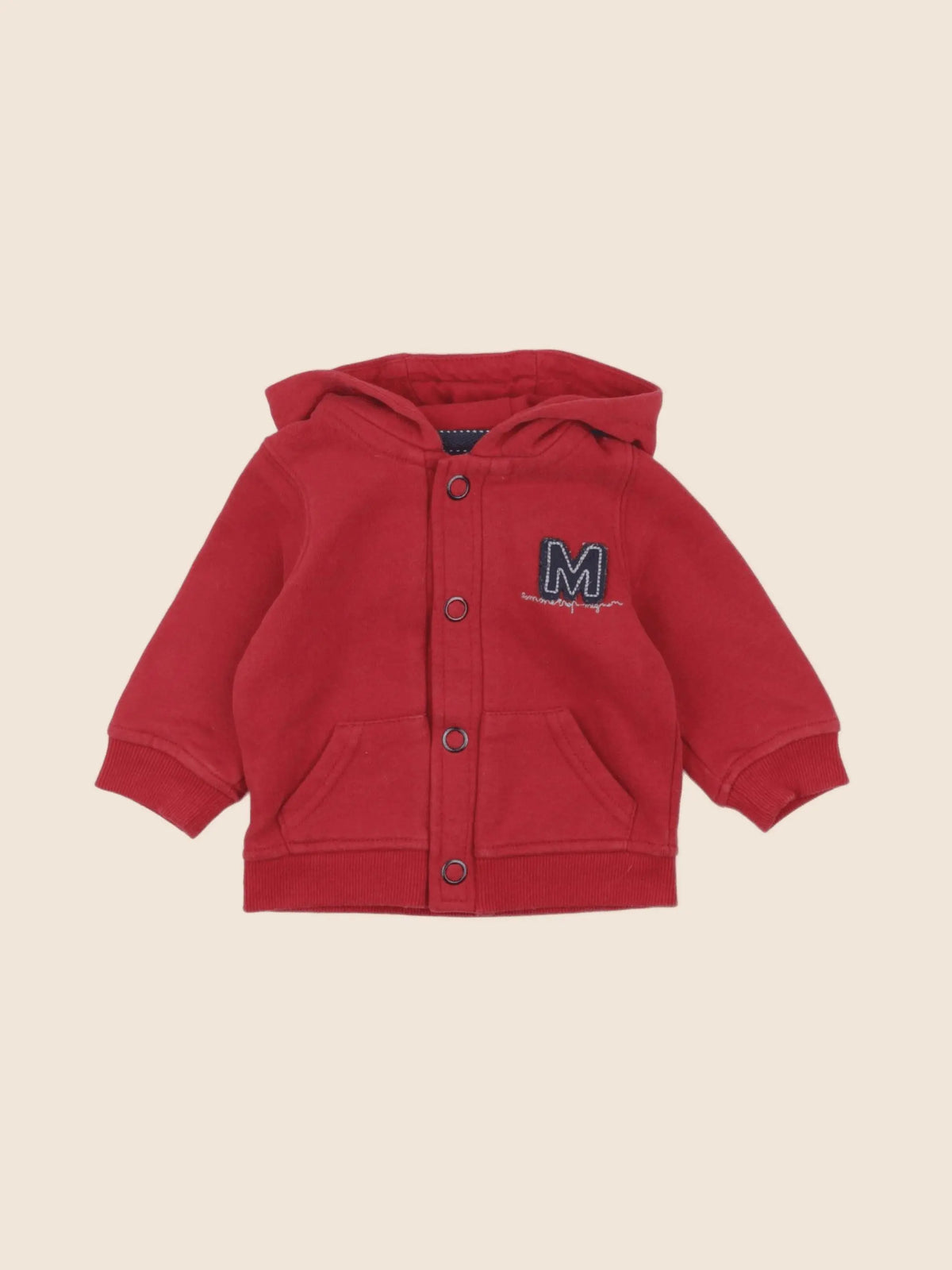 Tape à l'oeil - sweat rouge - 6 mois