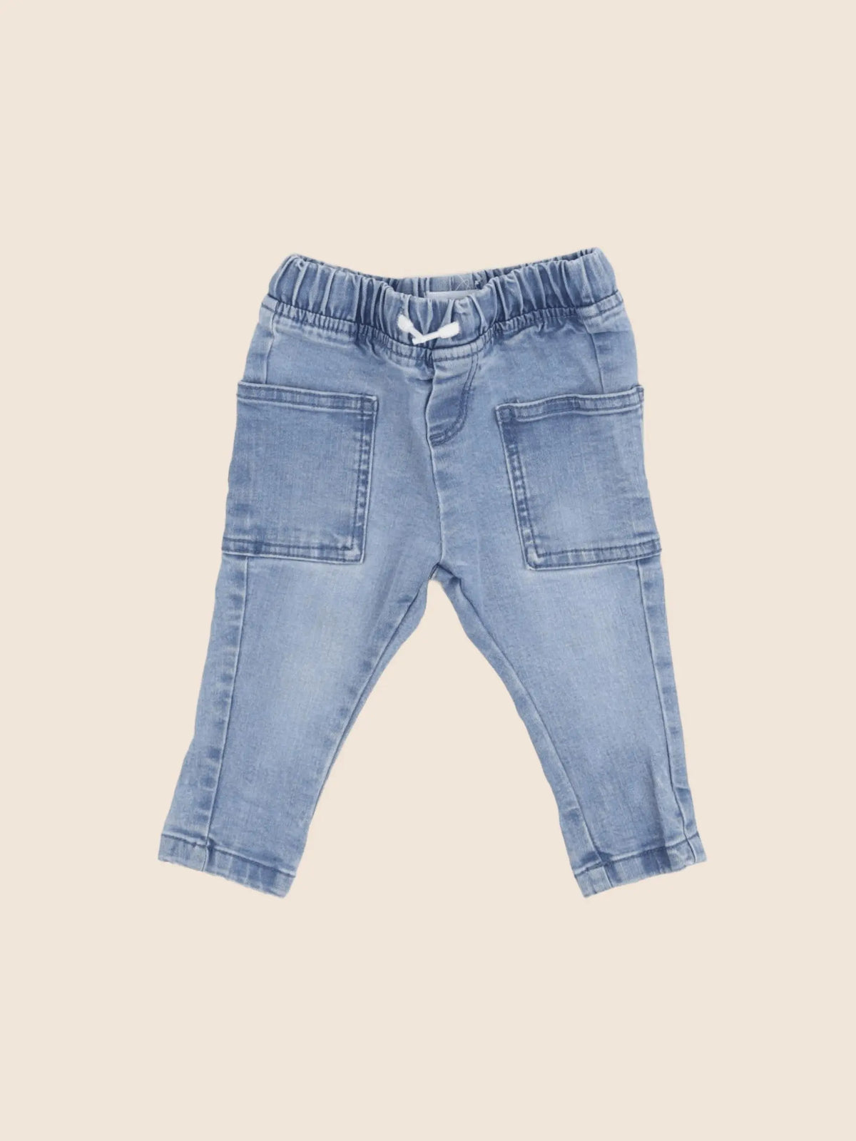 Vertbaudet - jean bleu - 6 mois