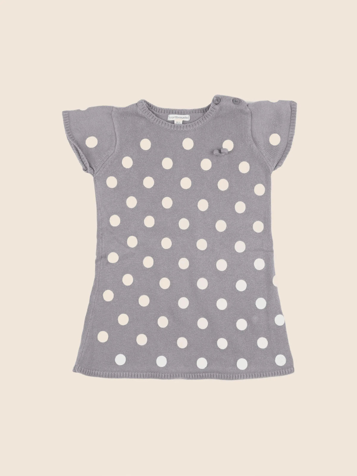 Vertbaudet - robe gris - 24 mois
