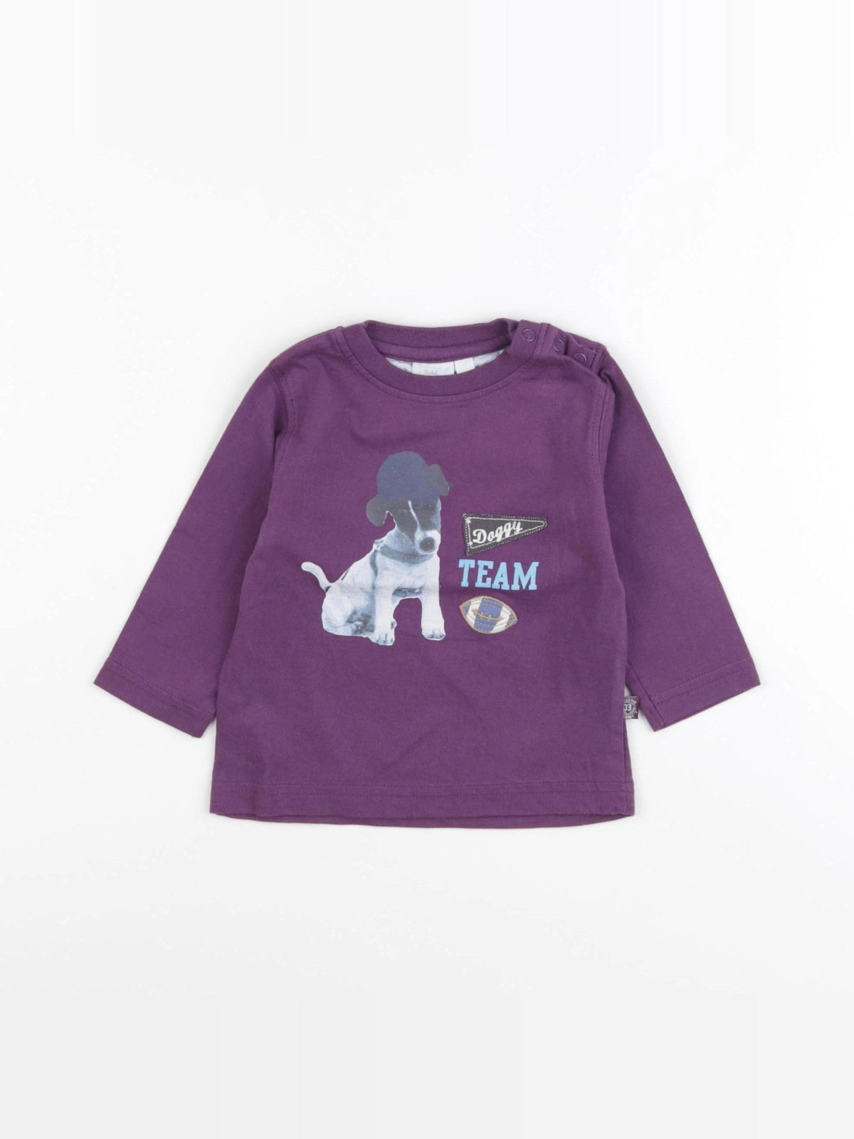 Cadet Rousselle - tee-shirt violet - 6 mois