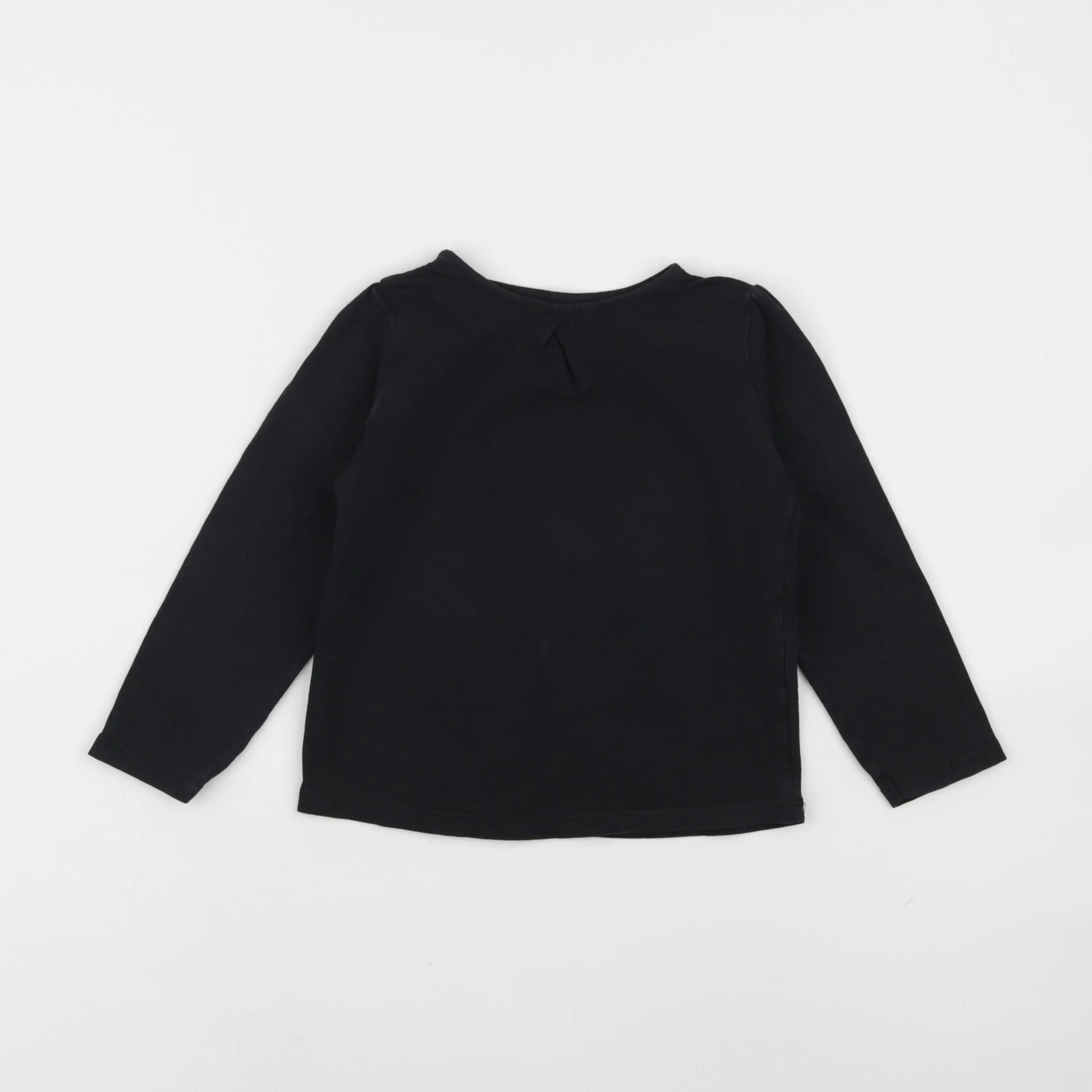 Vertbaudet - tee-shirt noir - 5 ans