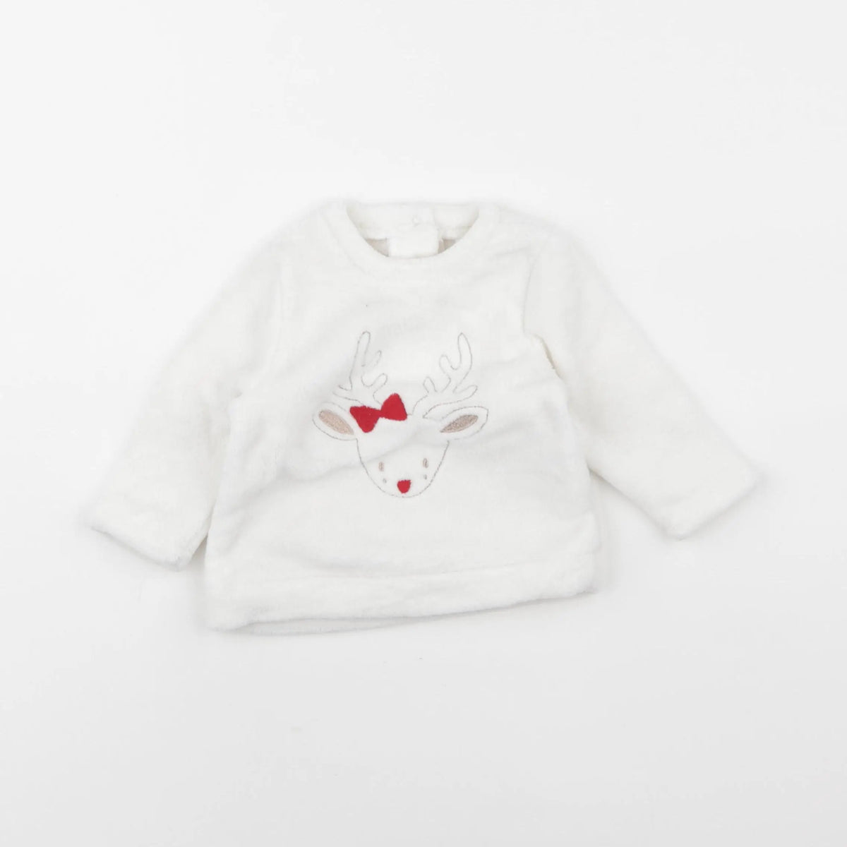 Vertbaudet - polaire blanc - 6 mois