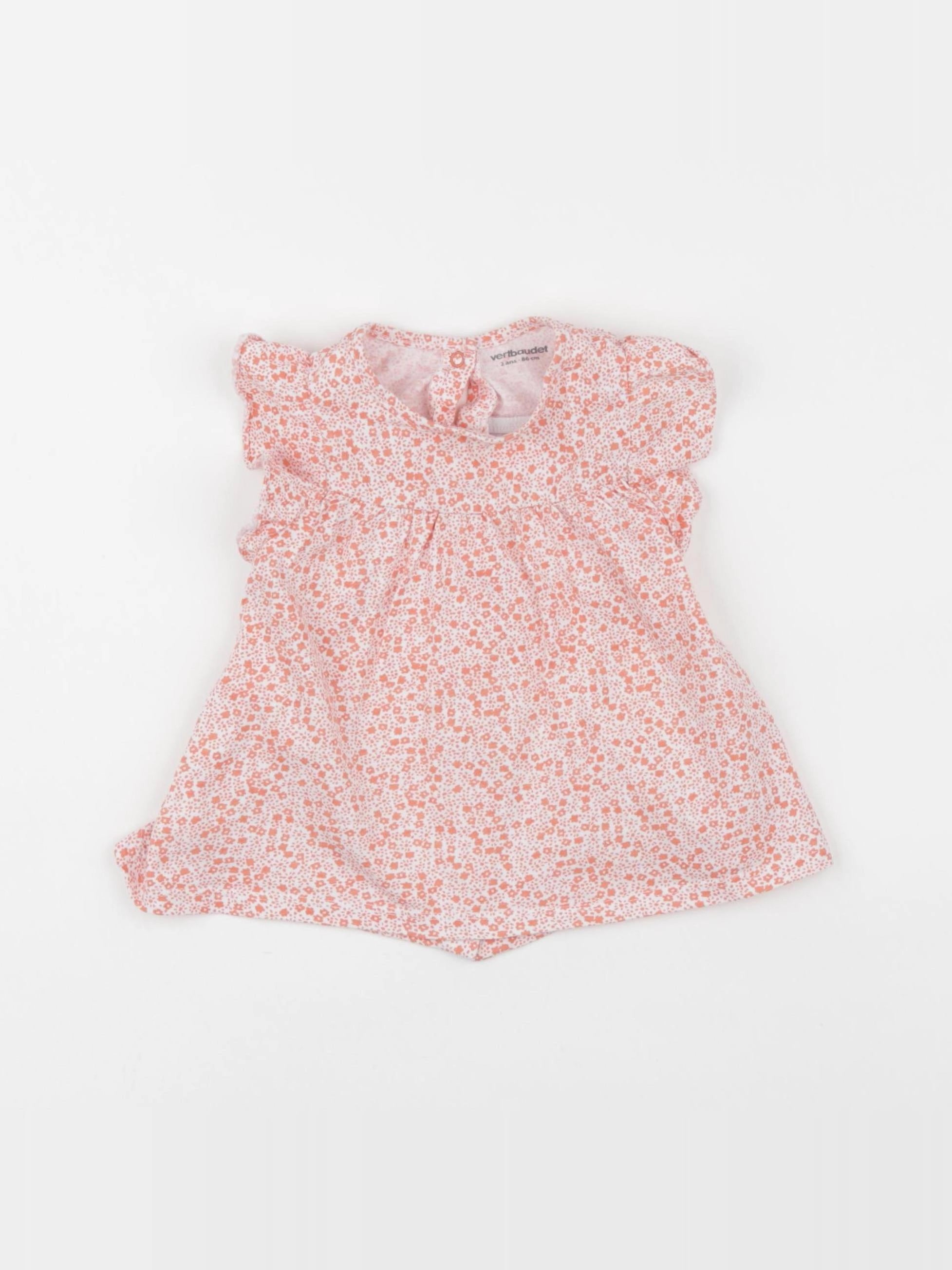 Vertbaudet - blouse rose - 2 ans