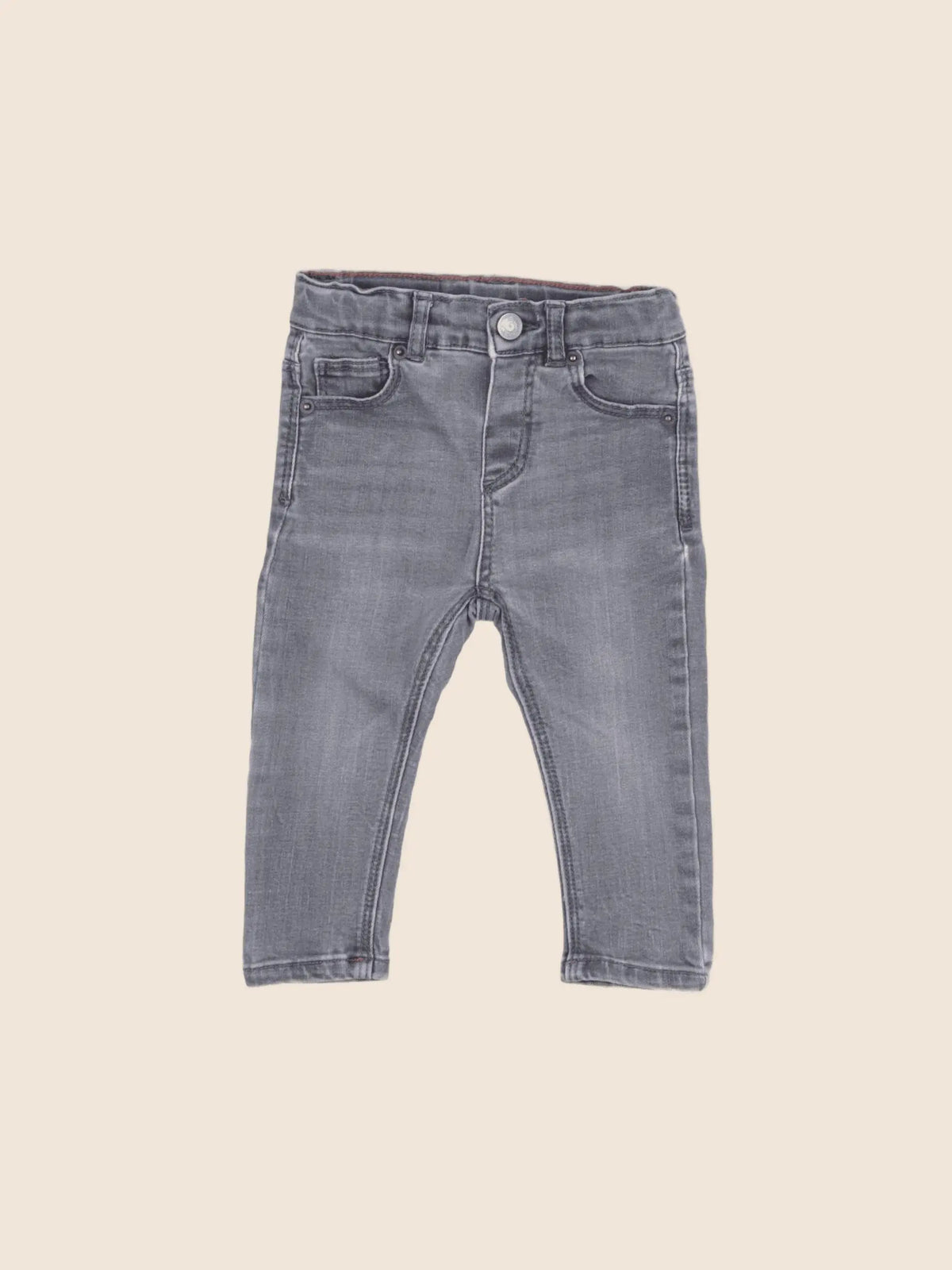 Zara - jean gris - 6/9 mois
