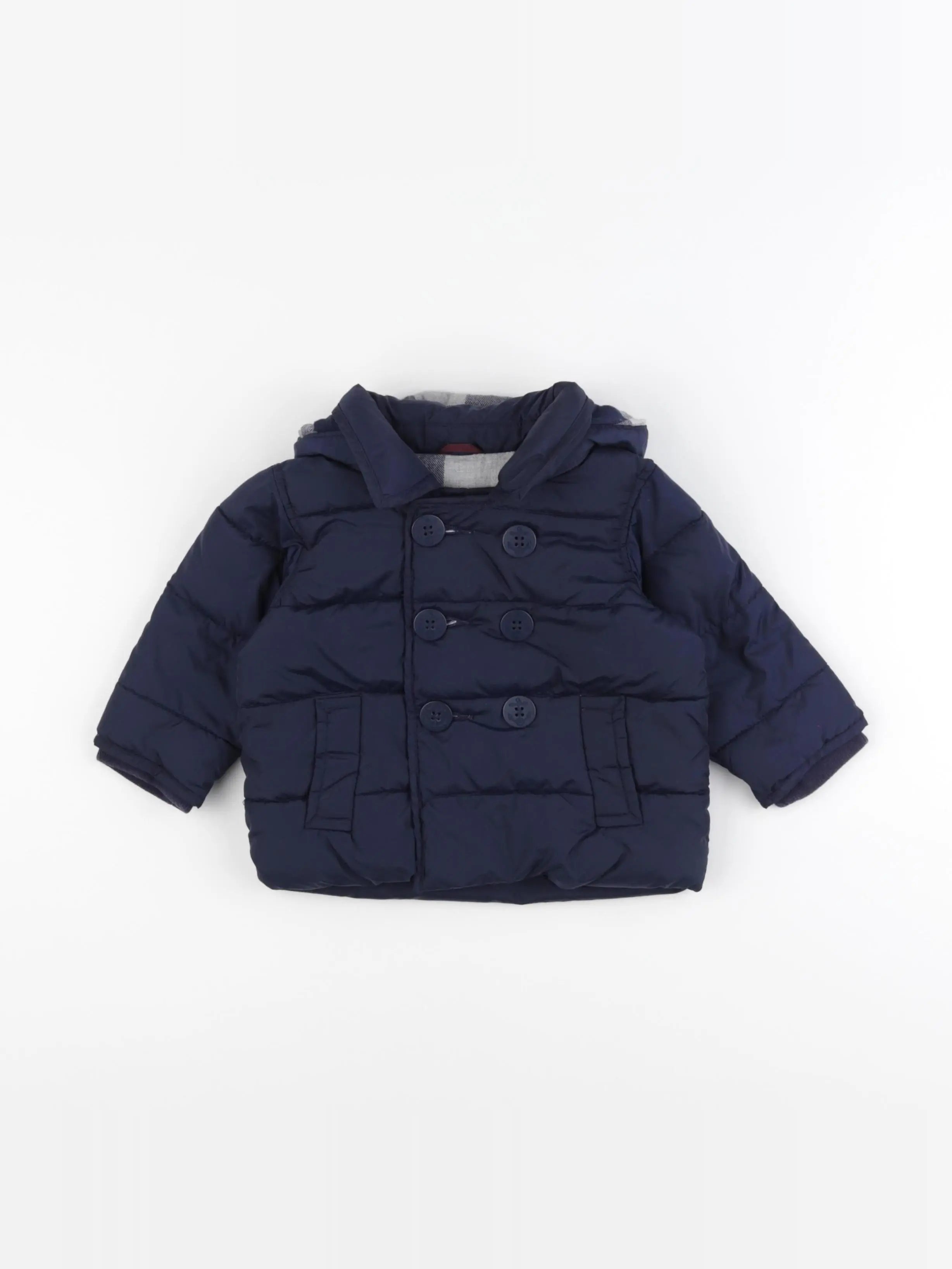 GAP - doudoune bleu - 6/12 mois