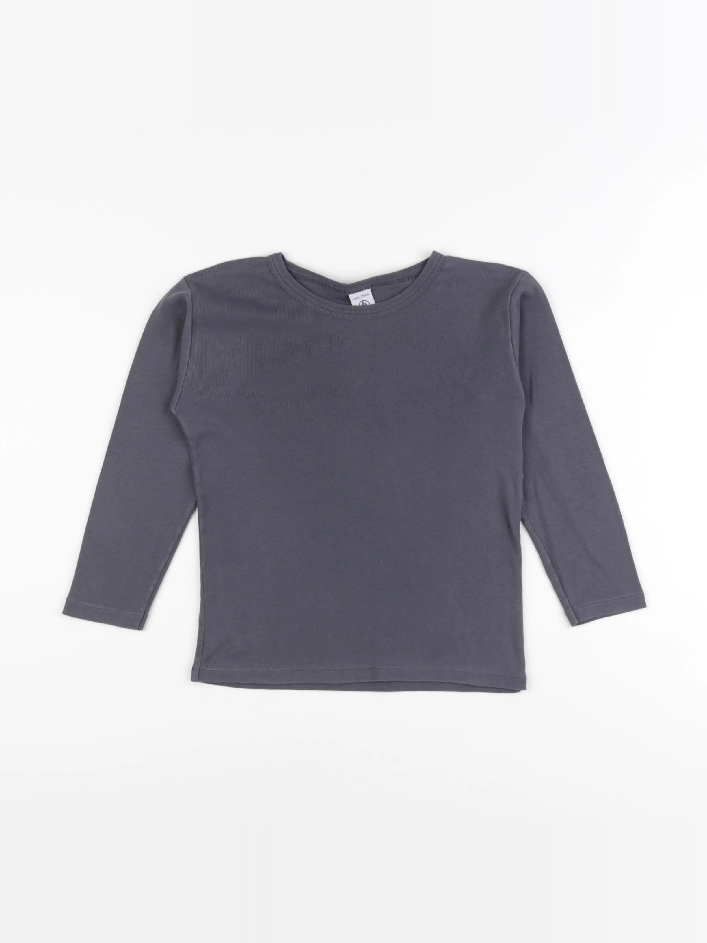 Petit Bateau - tee-shirt gris - 6 mois