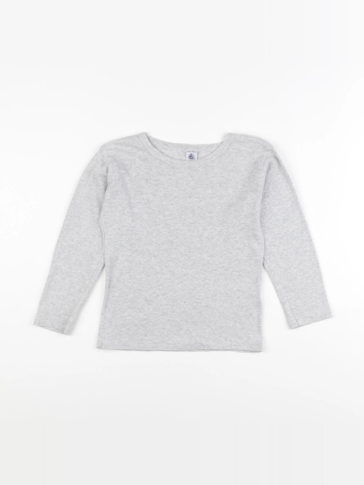 Petit Bateau - tee-shirt gris - 6 mois