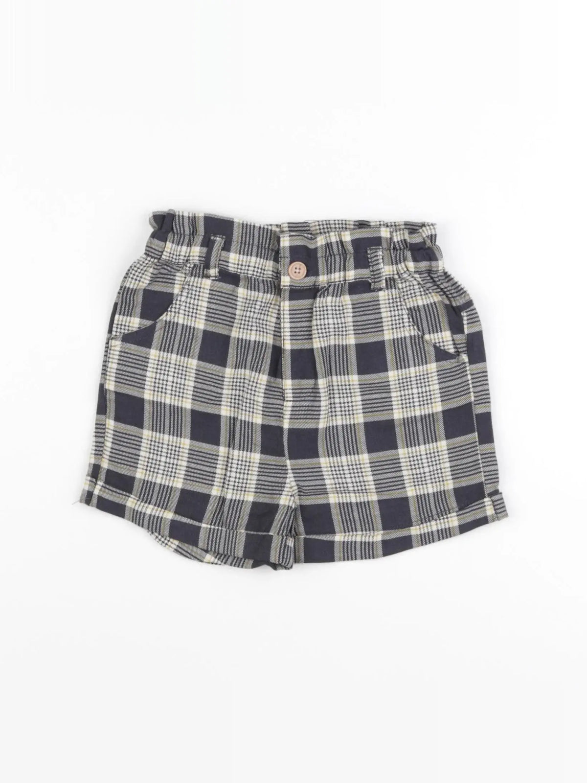 Vertbaudet - short gris, jaune - 24 mois