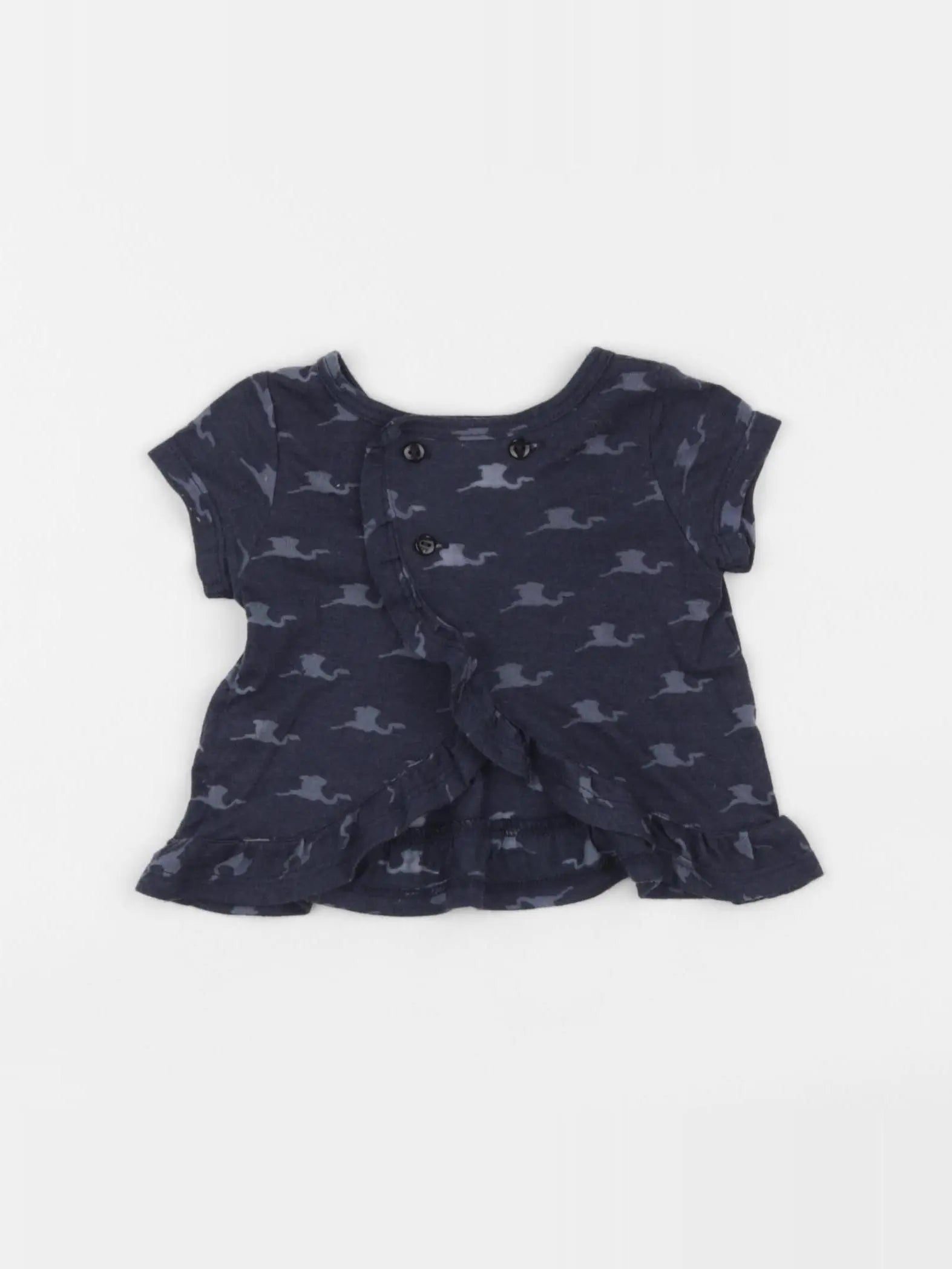 IKKS - tee-shirt bleu - 3 mois