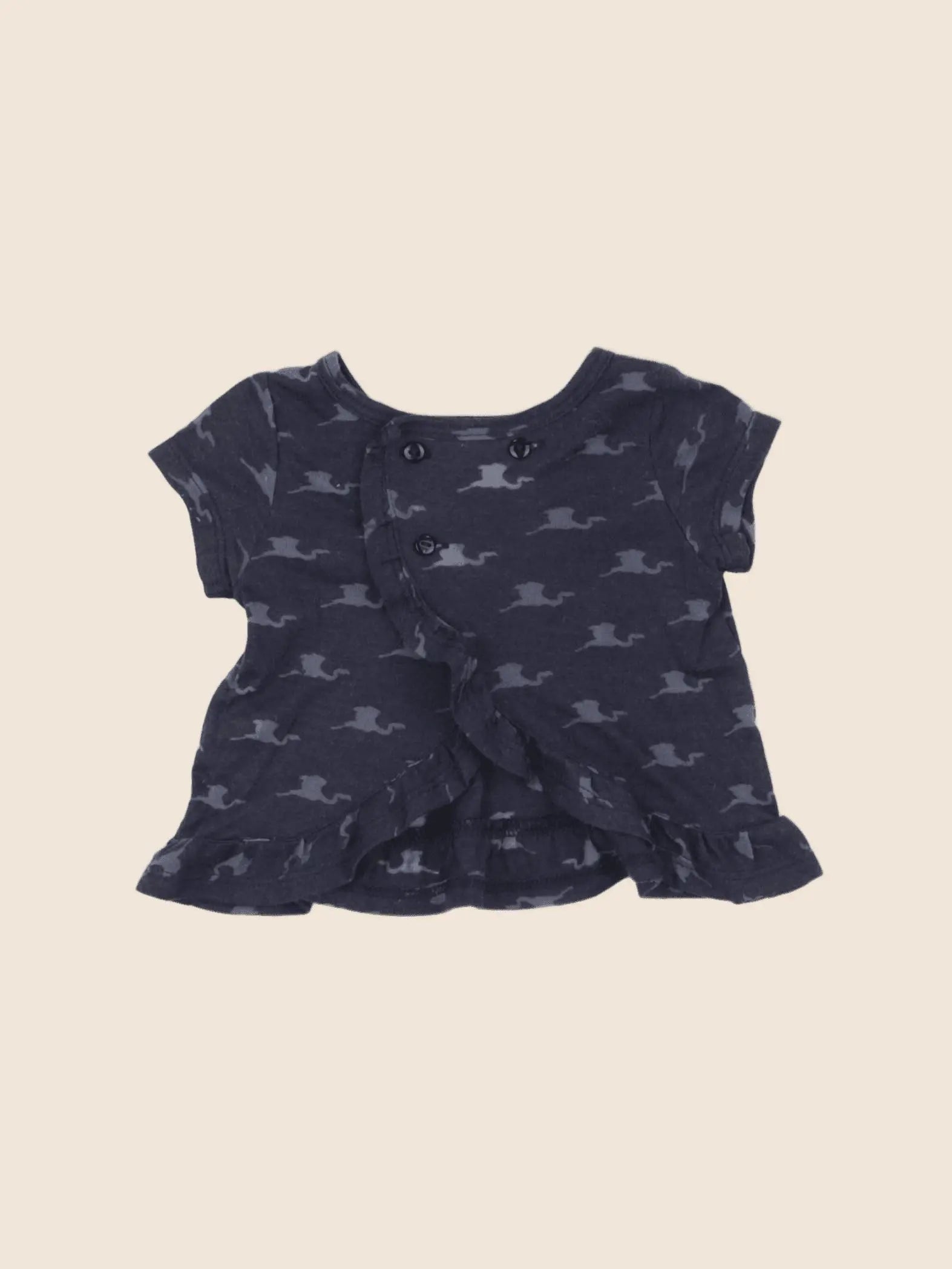 IKKS - tee-shirt bleu - 3 mois
