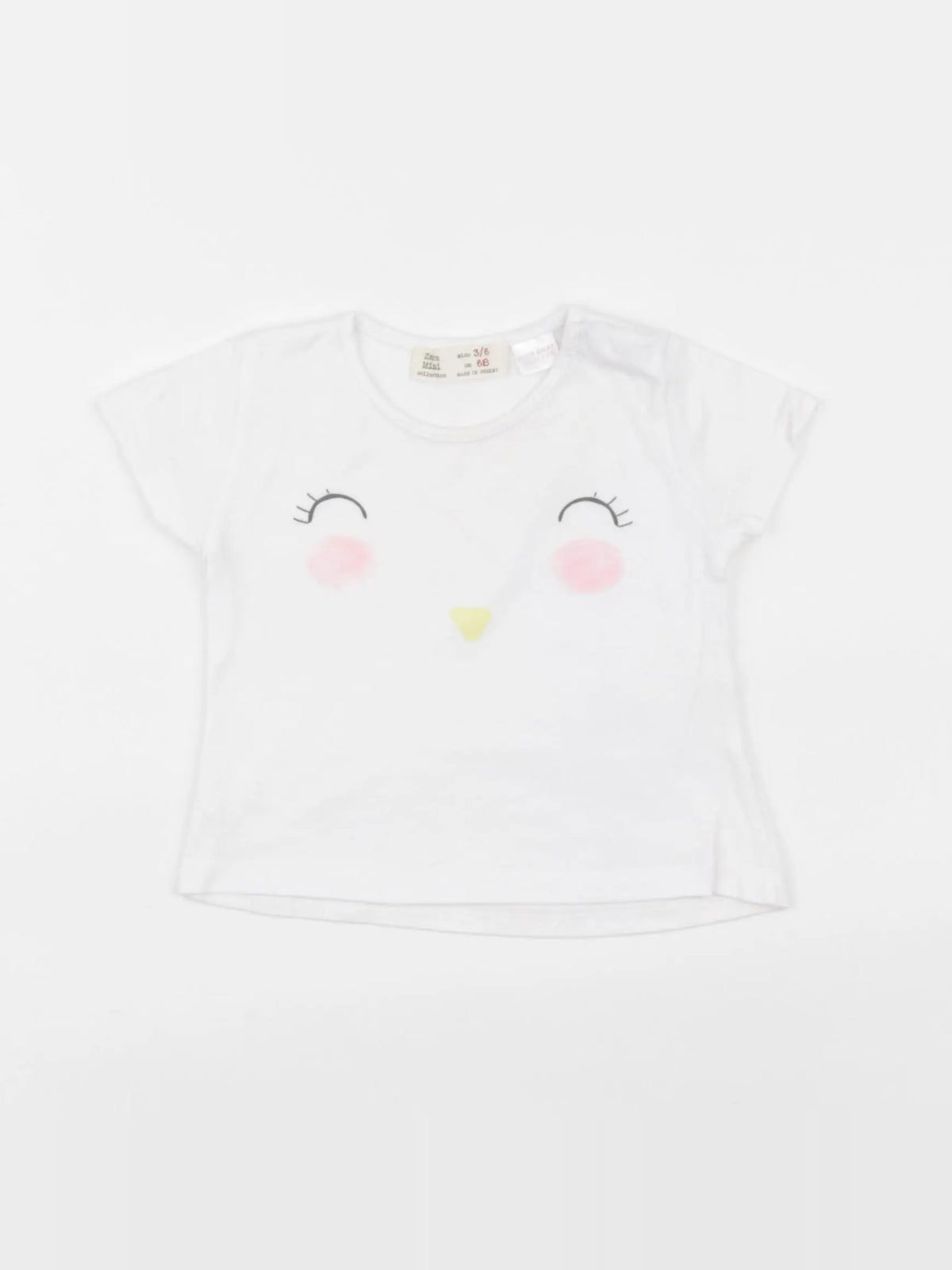 Zara - tee-shirt multicolore - 3/6 mois