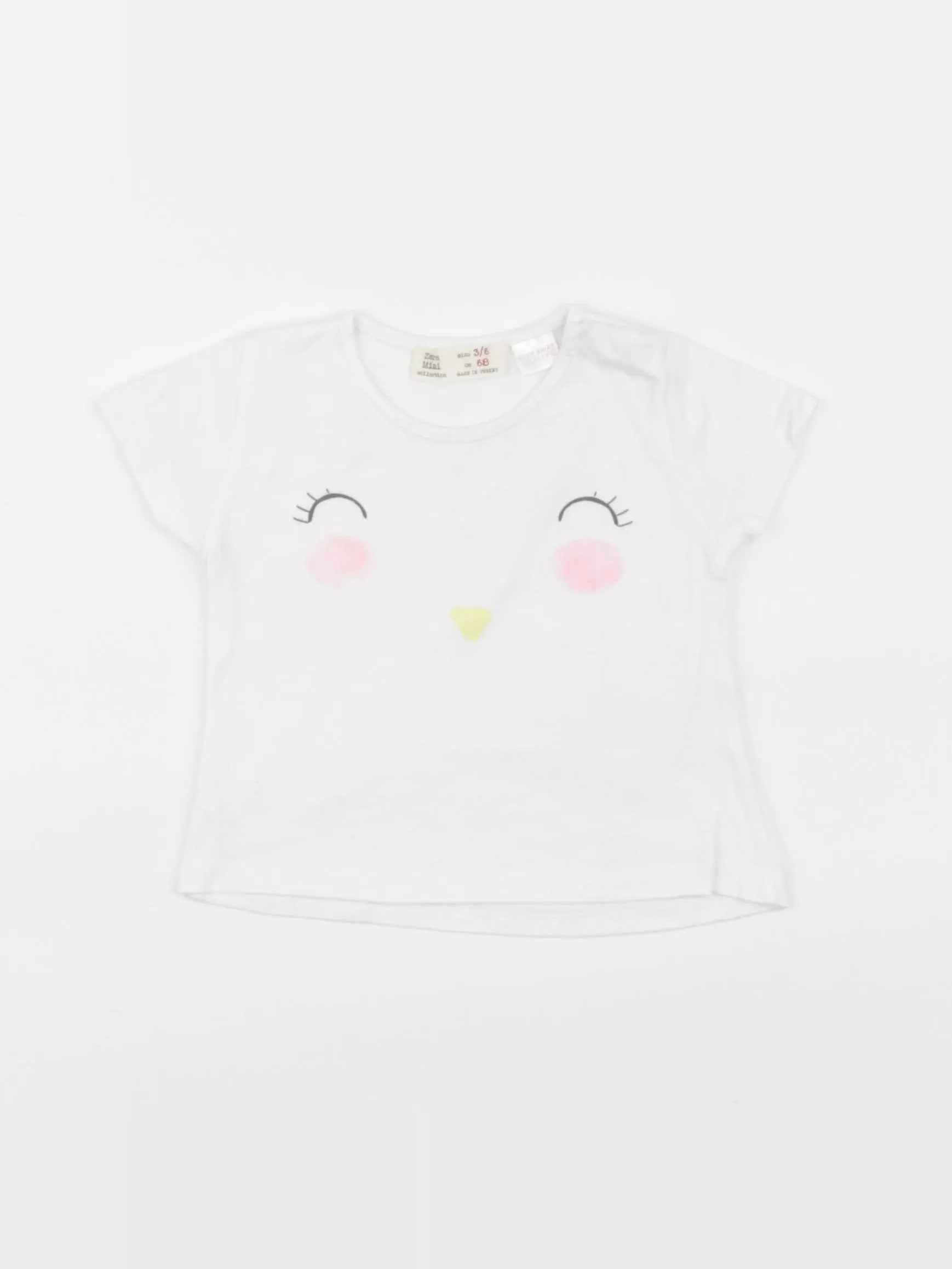 Zara - tee-shirt multicolore - 3/6 mois
